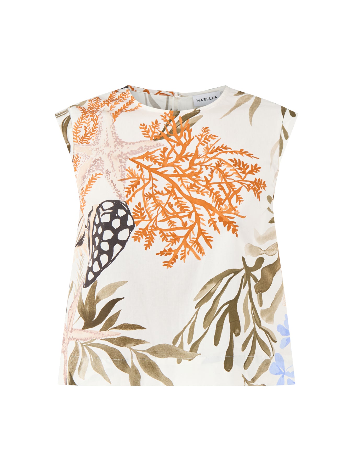 Woven Waistcoat Top White
