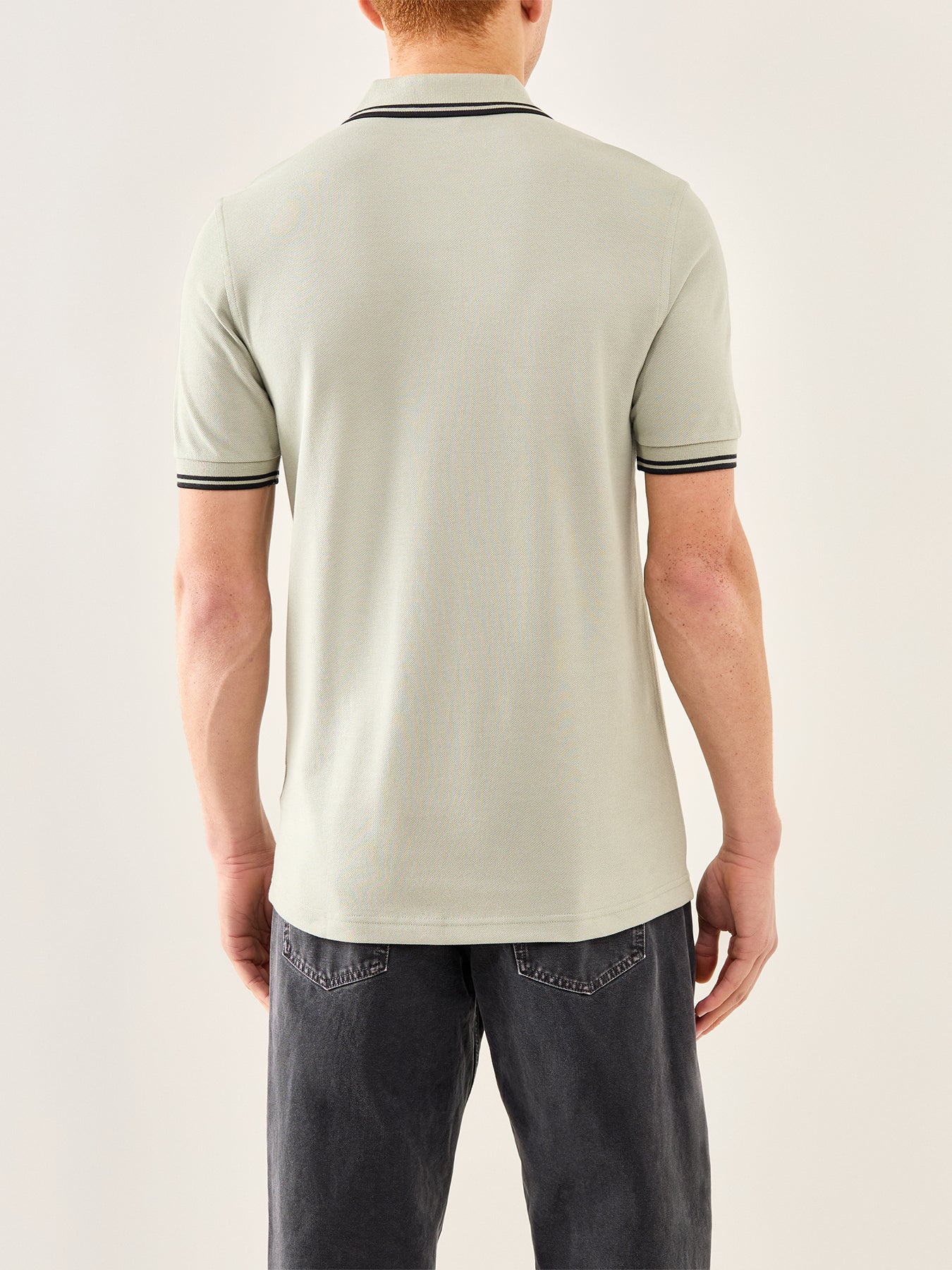 Twin Tipped Polo Shirt Green