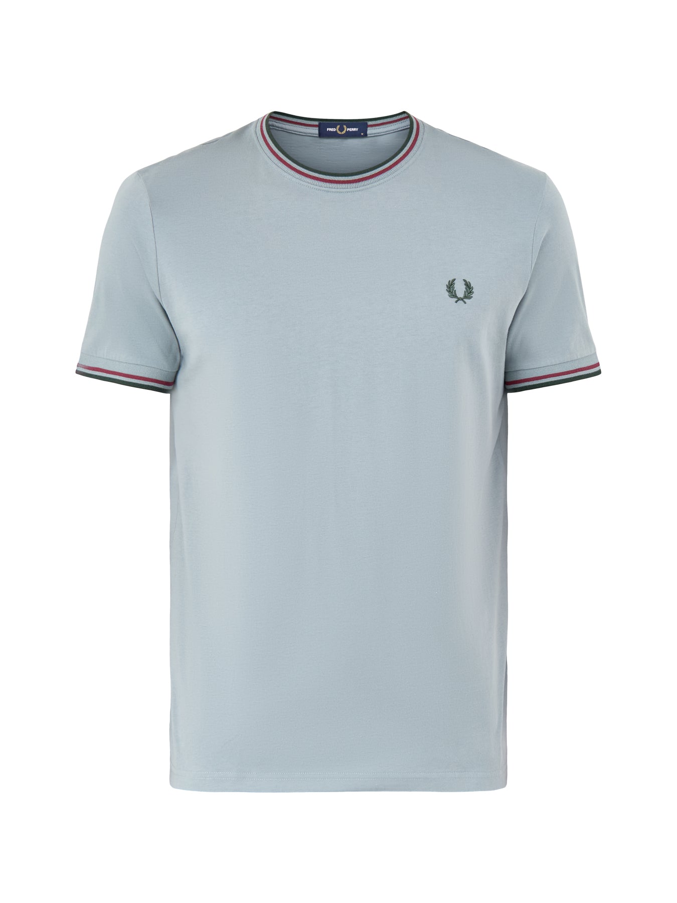 Fred Perry Twin Tipped Cotton T-Shirt Blue