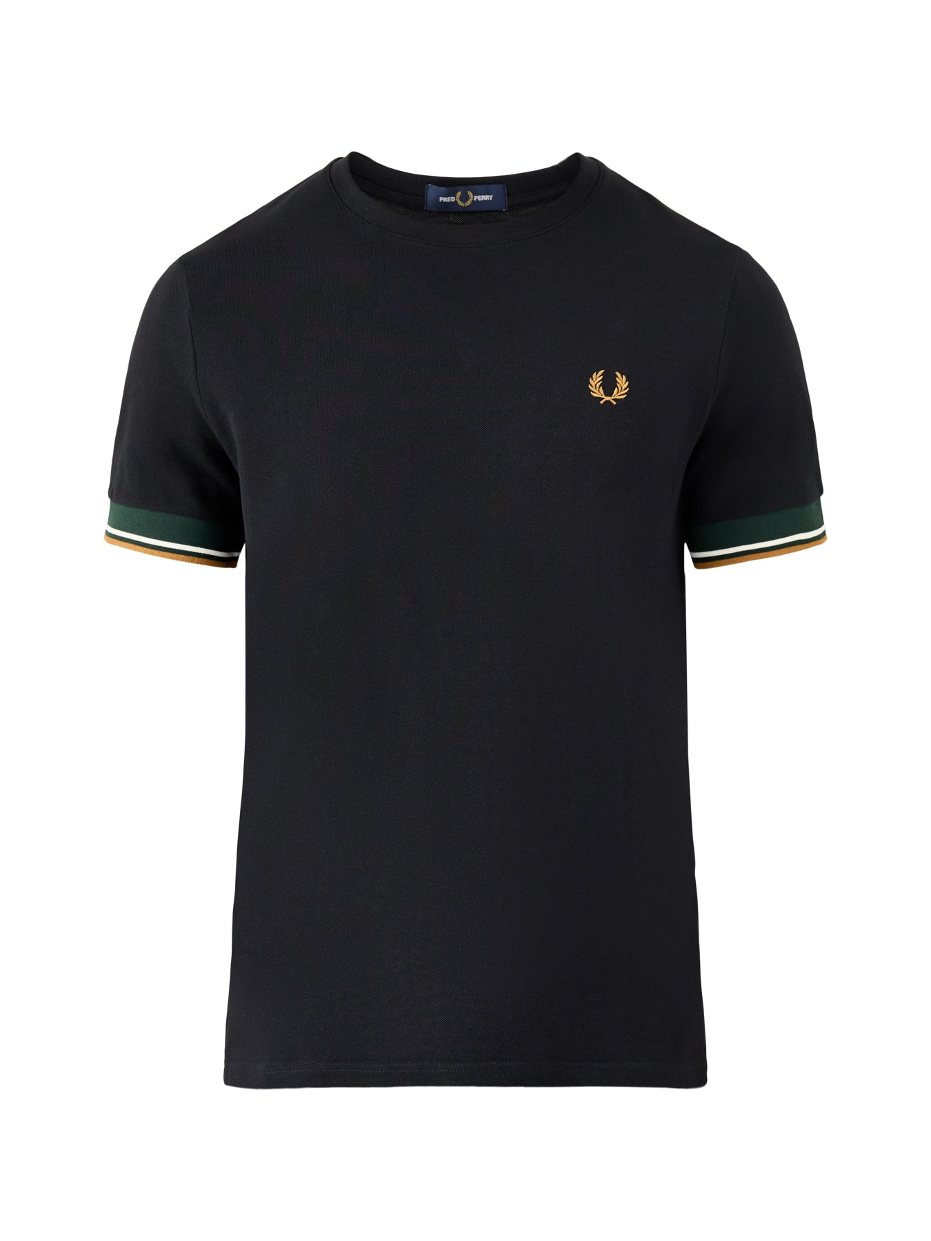 Twin Tipped Cuff T-Shirt Black
