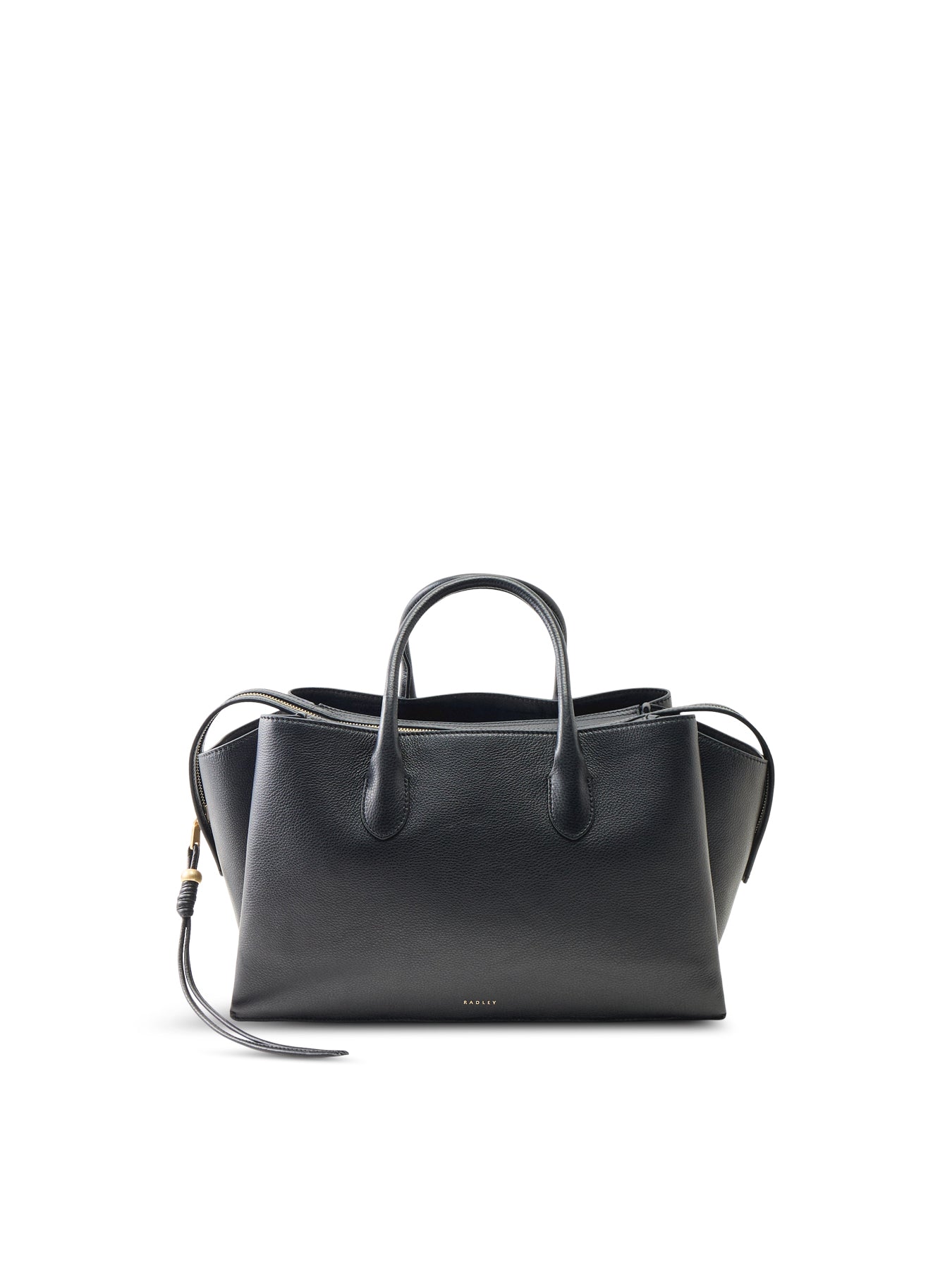 Romilly Large Ziptop Grab Black