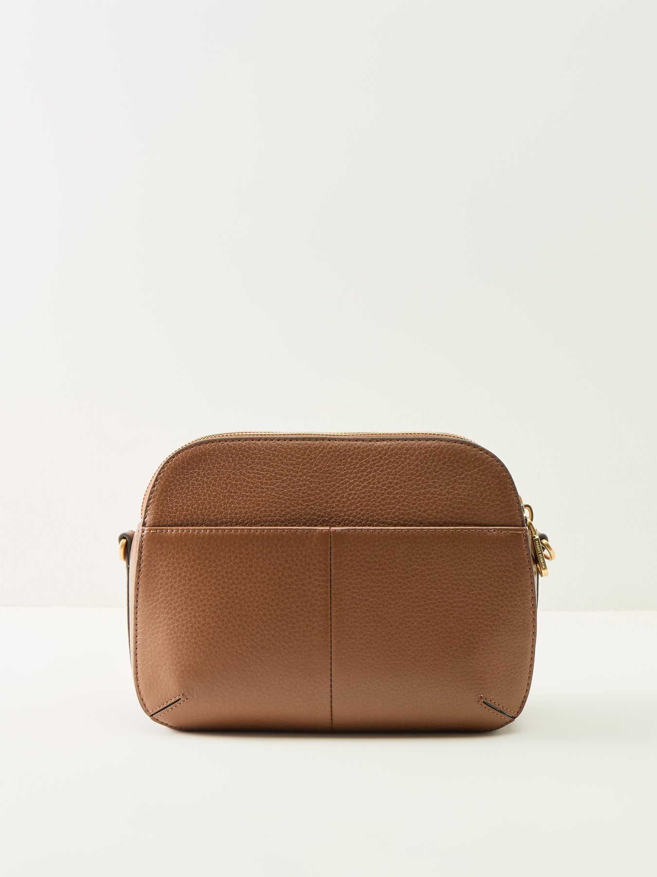 Dukes Place Medium Ziptop Crossbody Tan