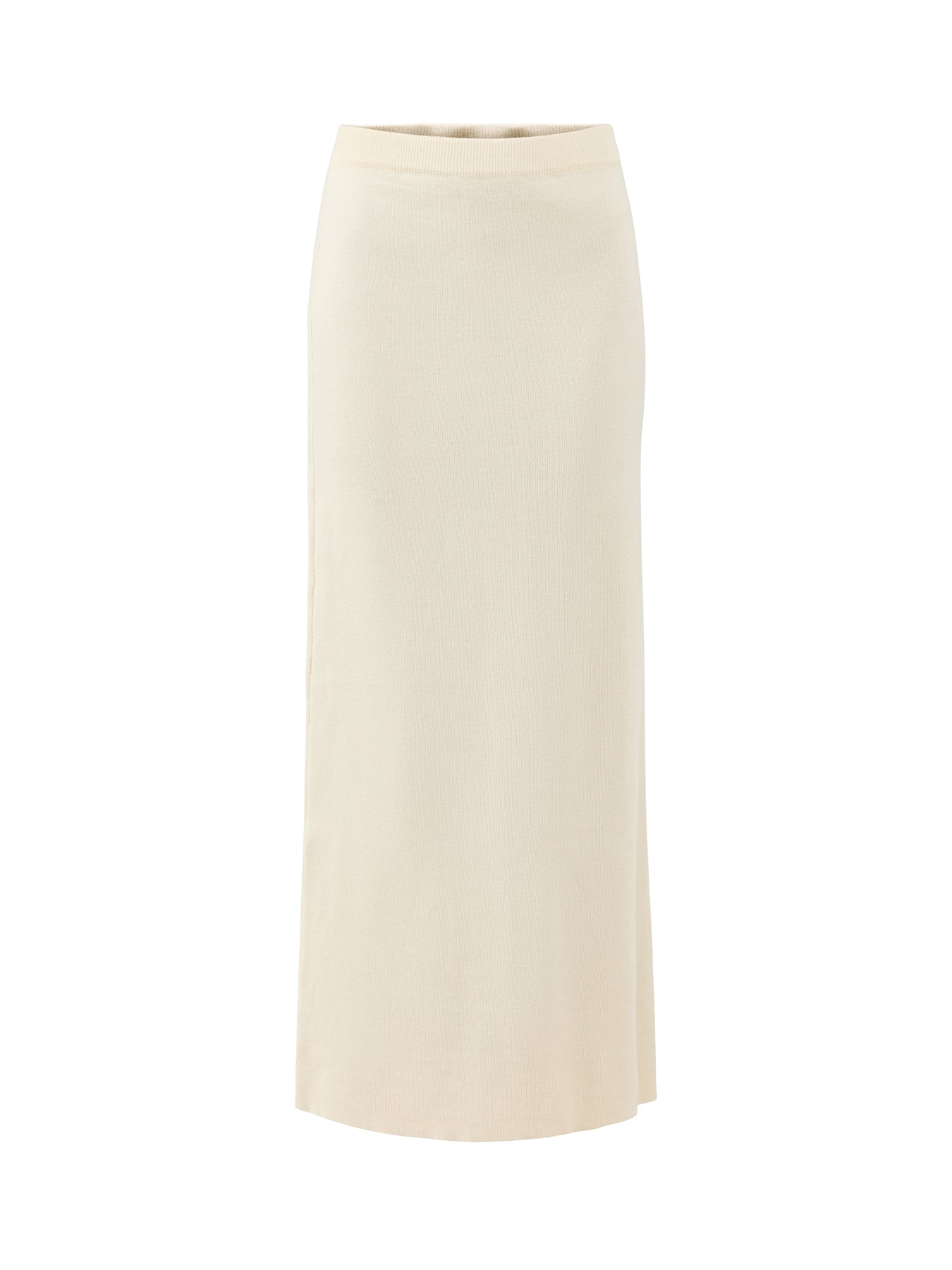 Alba Knit Maxi Skirt Cream
