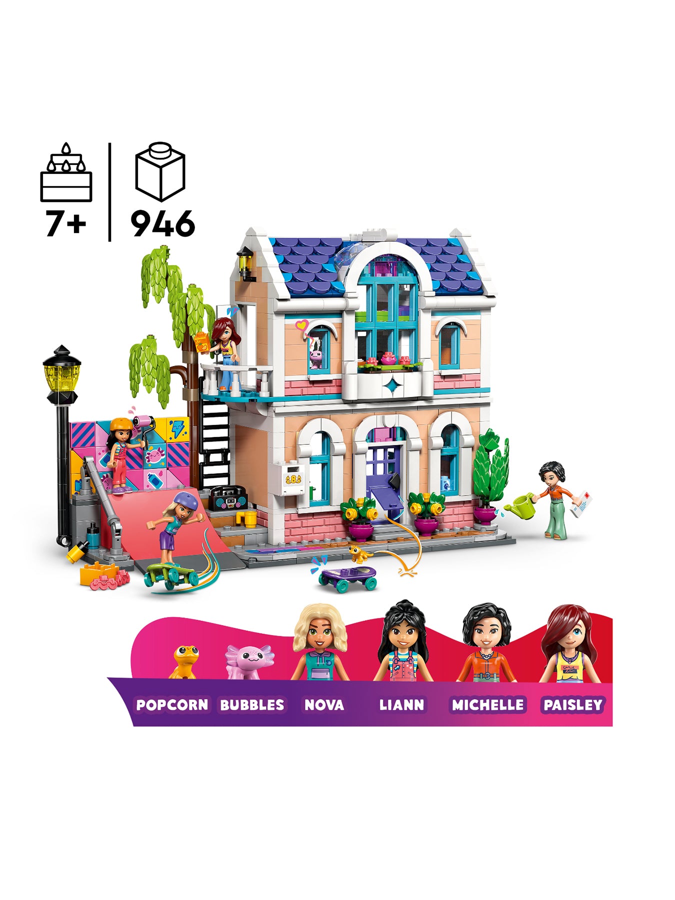 Friends Liann’s Family House Building Set 42687