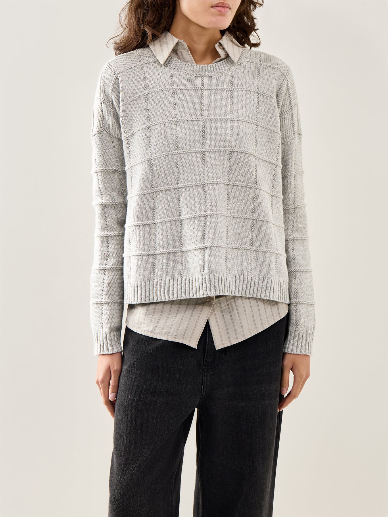 Crew Neck Sweater Dark Pearl