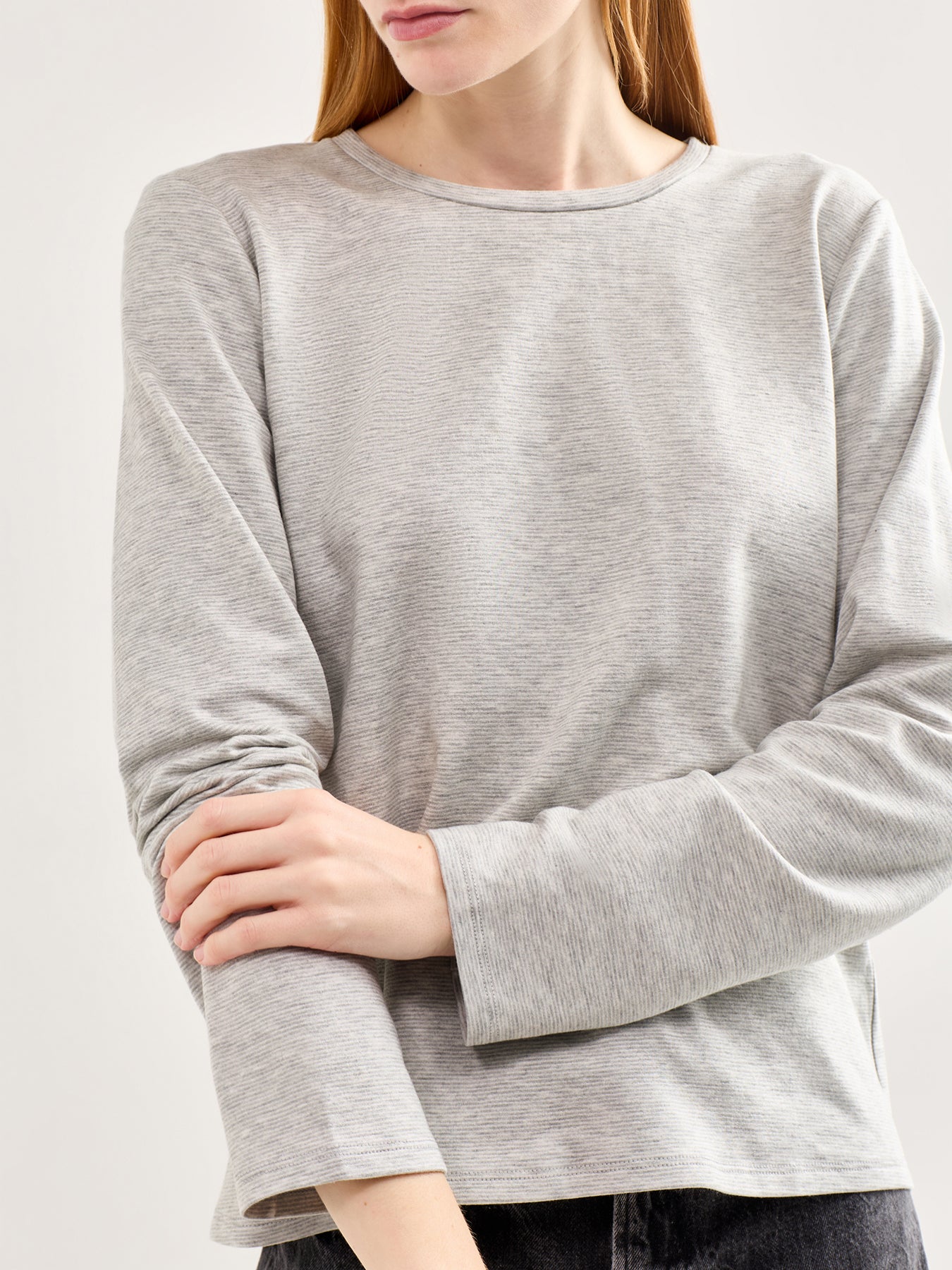 Crew Neck Top Grey
