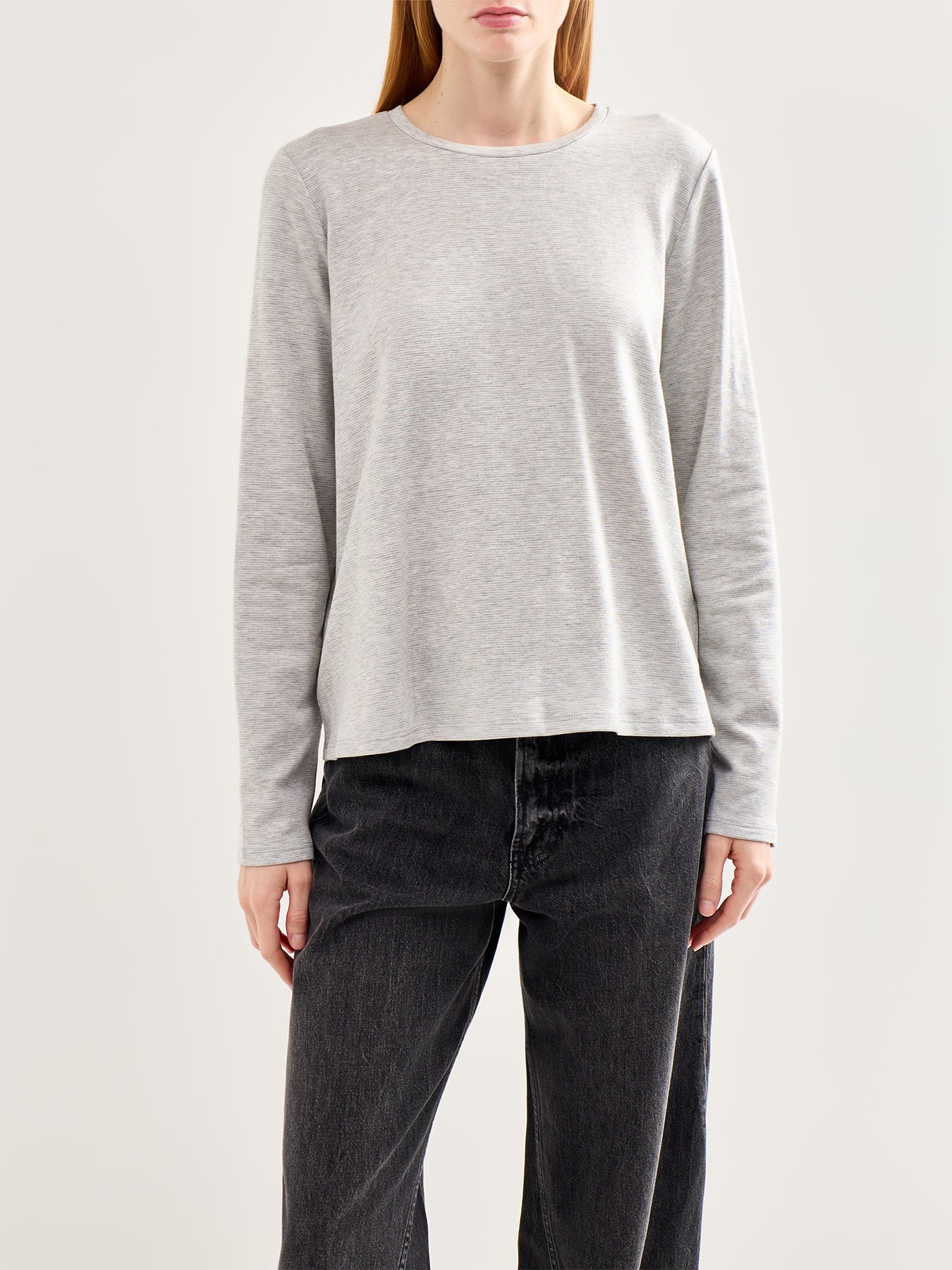 Crew Neck Top Grey
