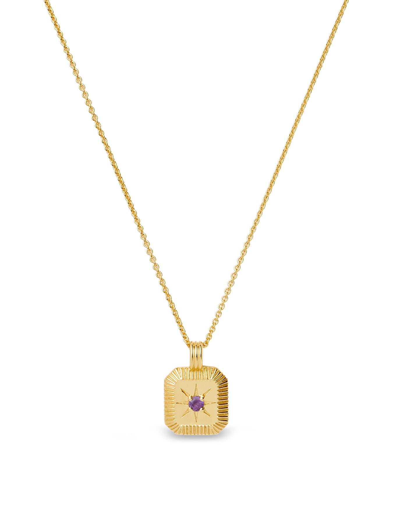 Birthstone Pendant Gold