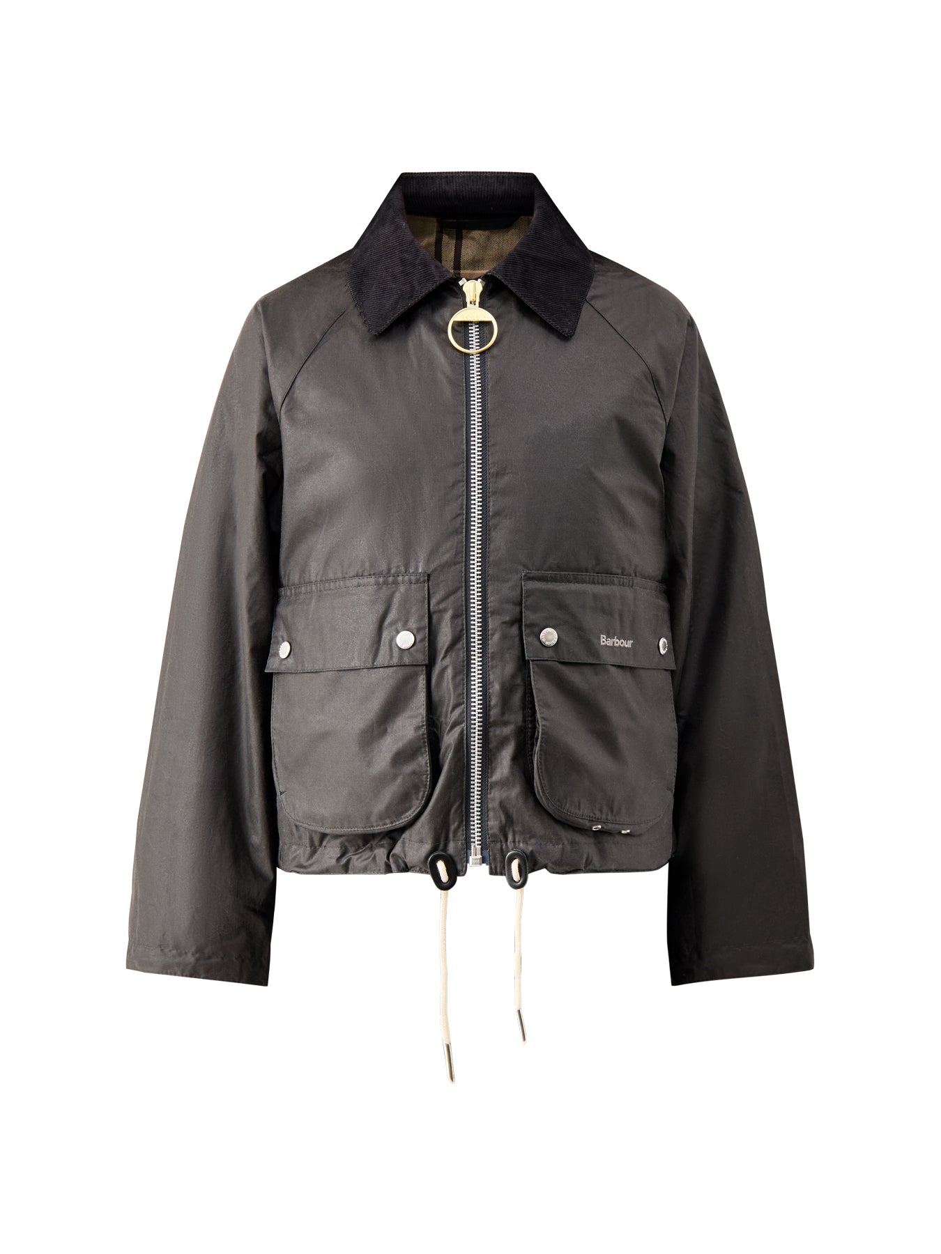 Marron Wax Jacket Grey