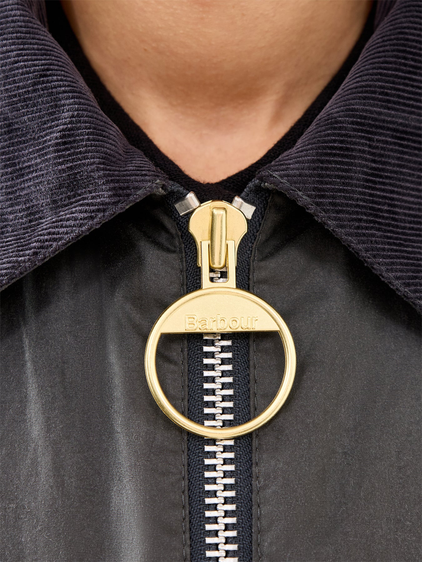 Marron Wax Jacket Grey