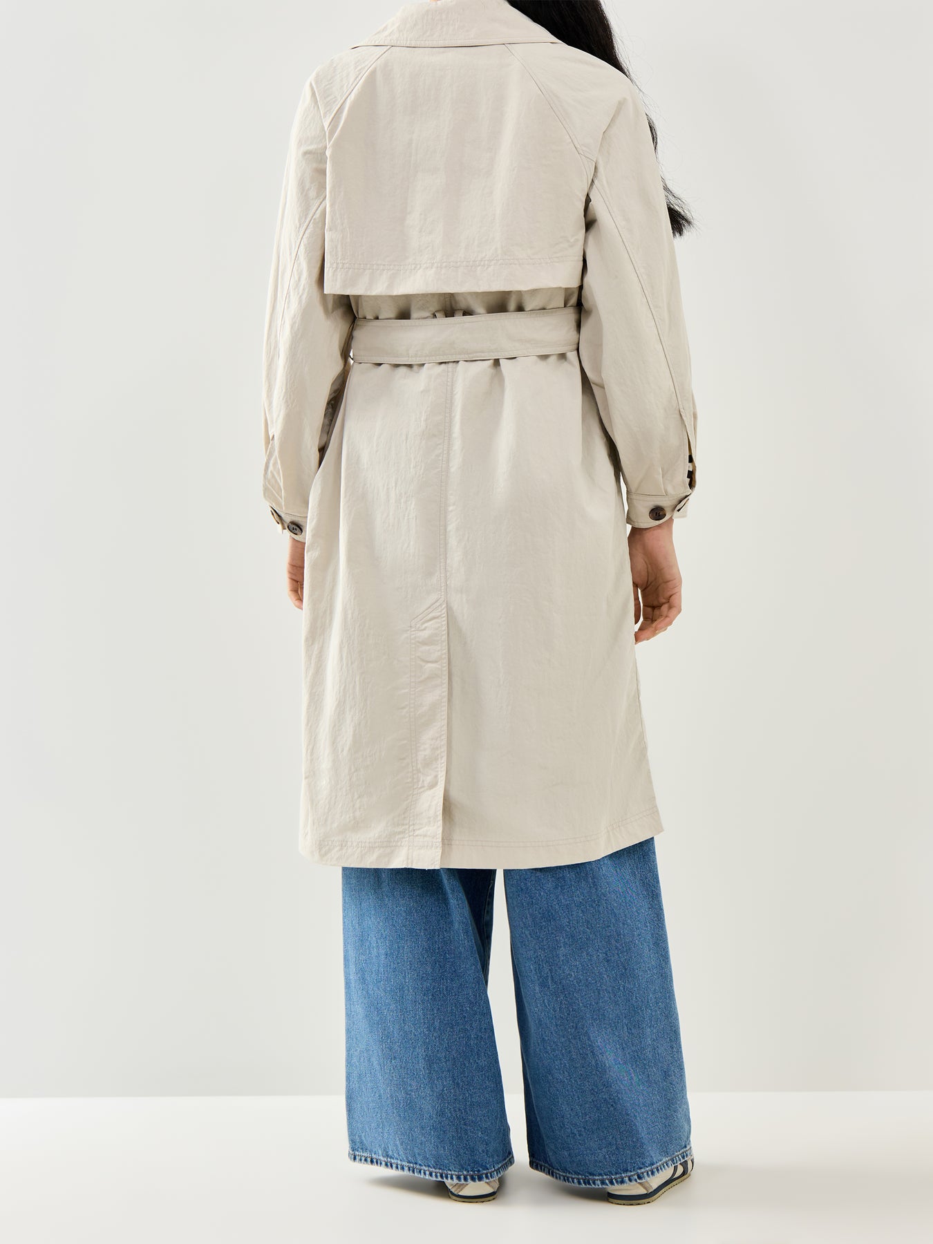 Layla Showerproof Trench Jacket Beige