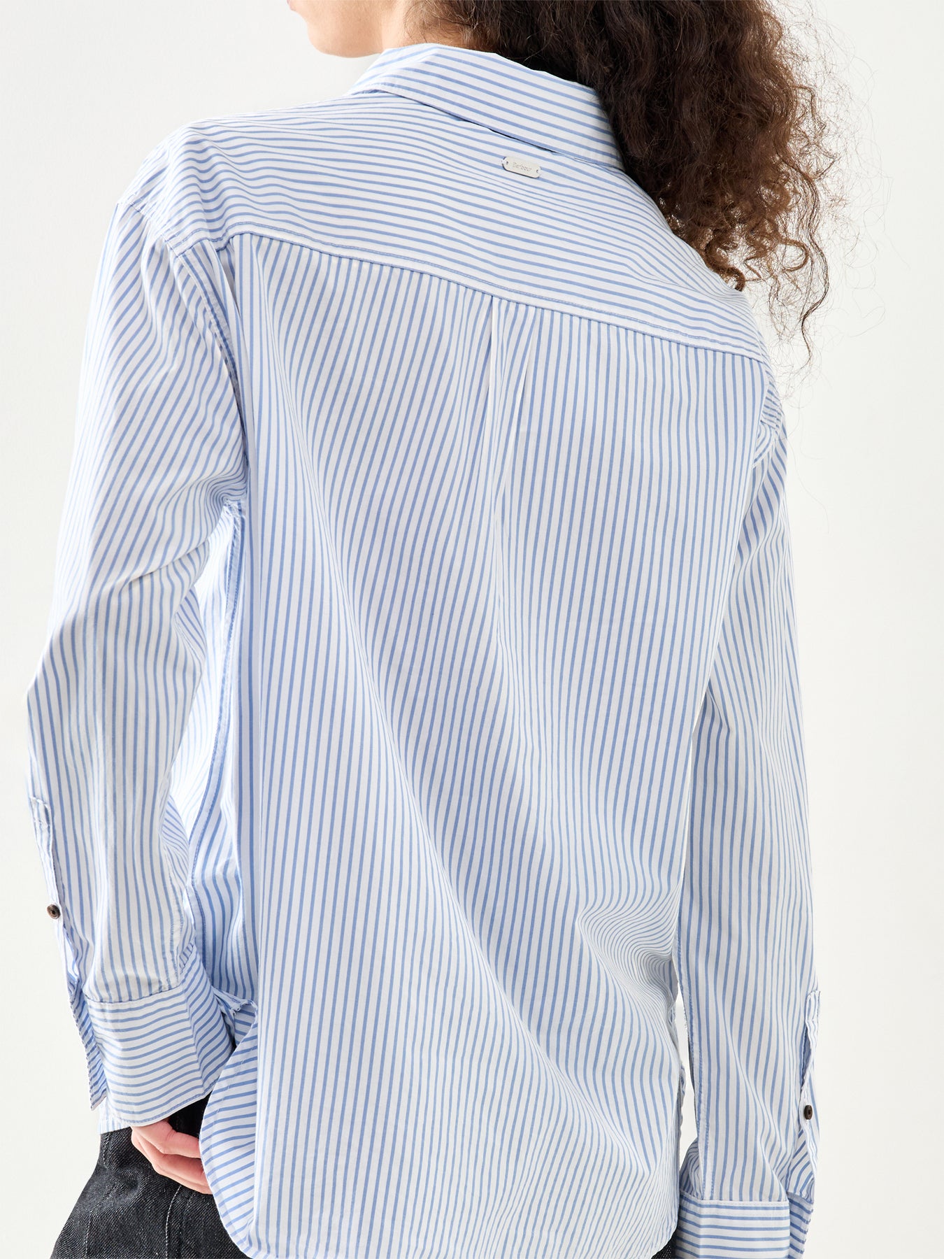 Polly Striped Shirt Chambray Stripe