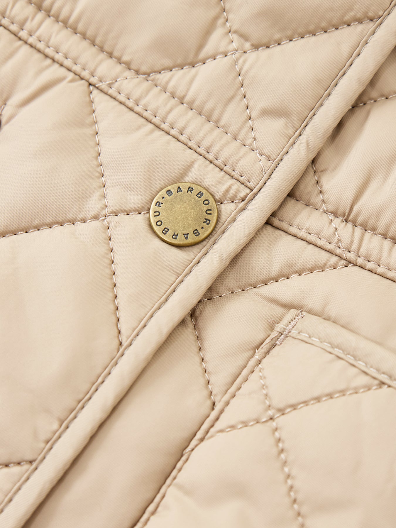 Deveron Quilted Jacket Beige