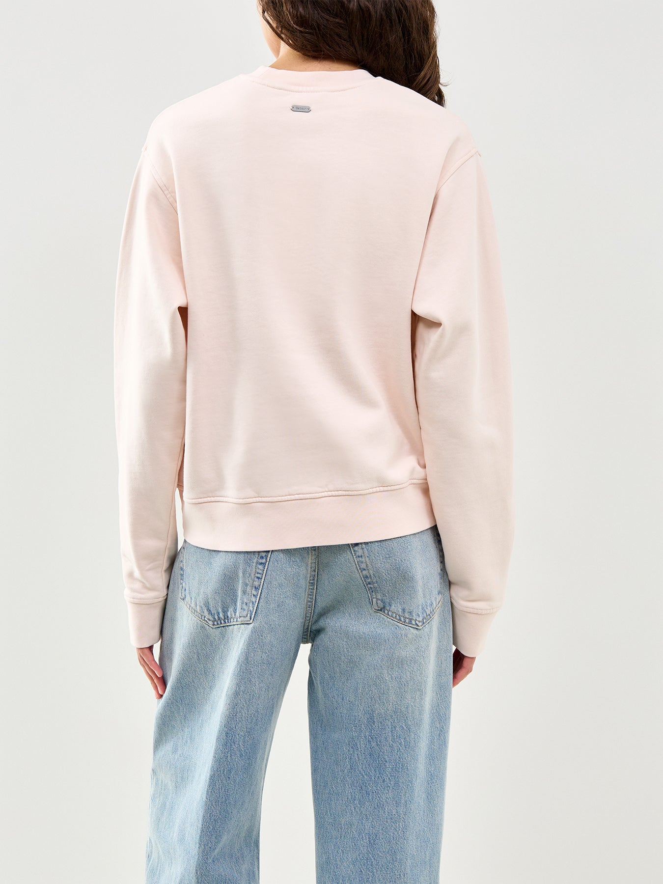 Bede Oversized Crew Sweatshirt Pink