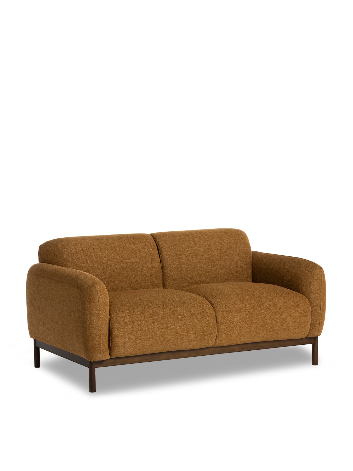 Connie Yellow Fabric Snuggle Chair