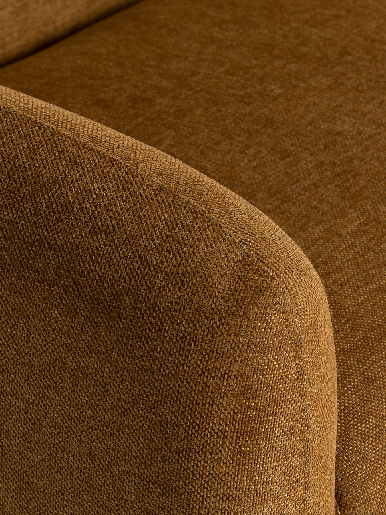 Connie Yellow Fabric Snuggle Chair