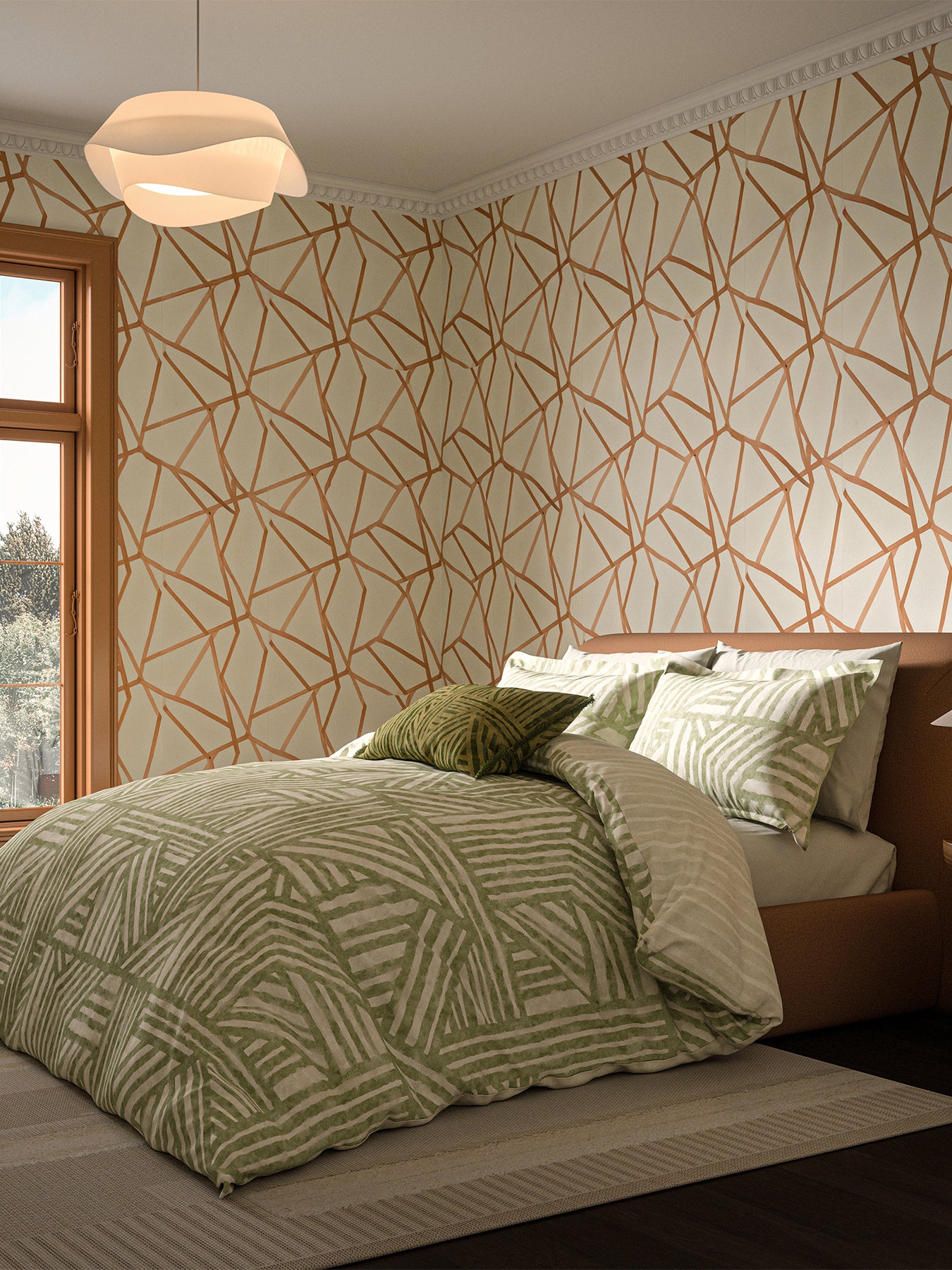 Crater Duvet Cover Set Jade