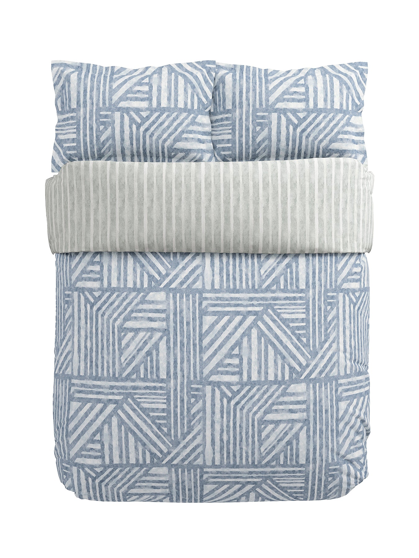 Crater Duvet Cover Set Sapphire