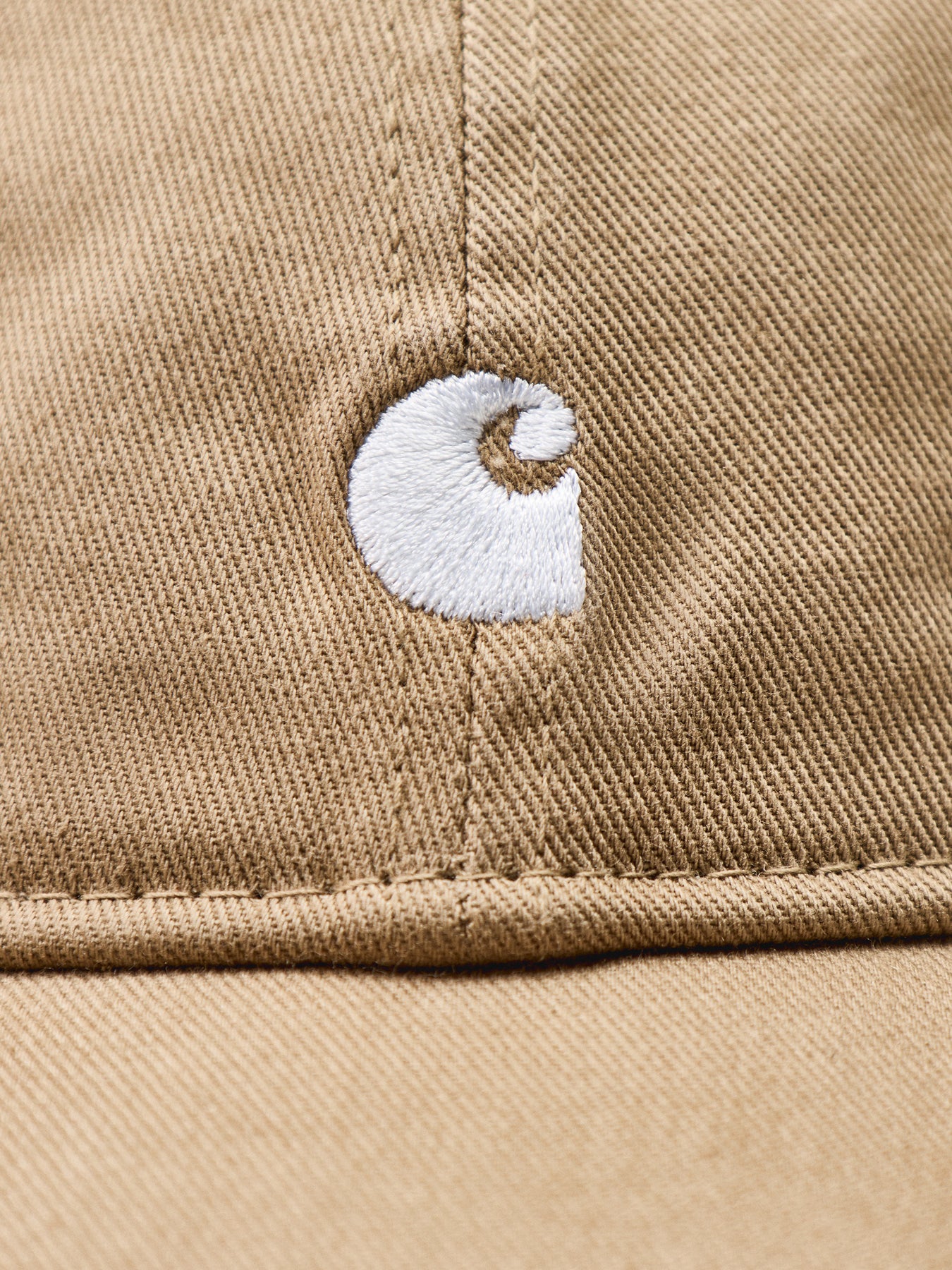 Madison Logo Cap Leather / White