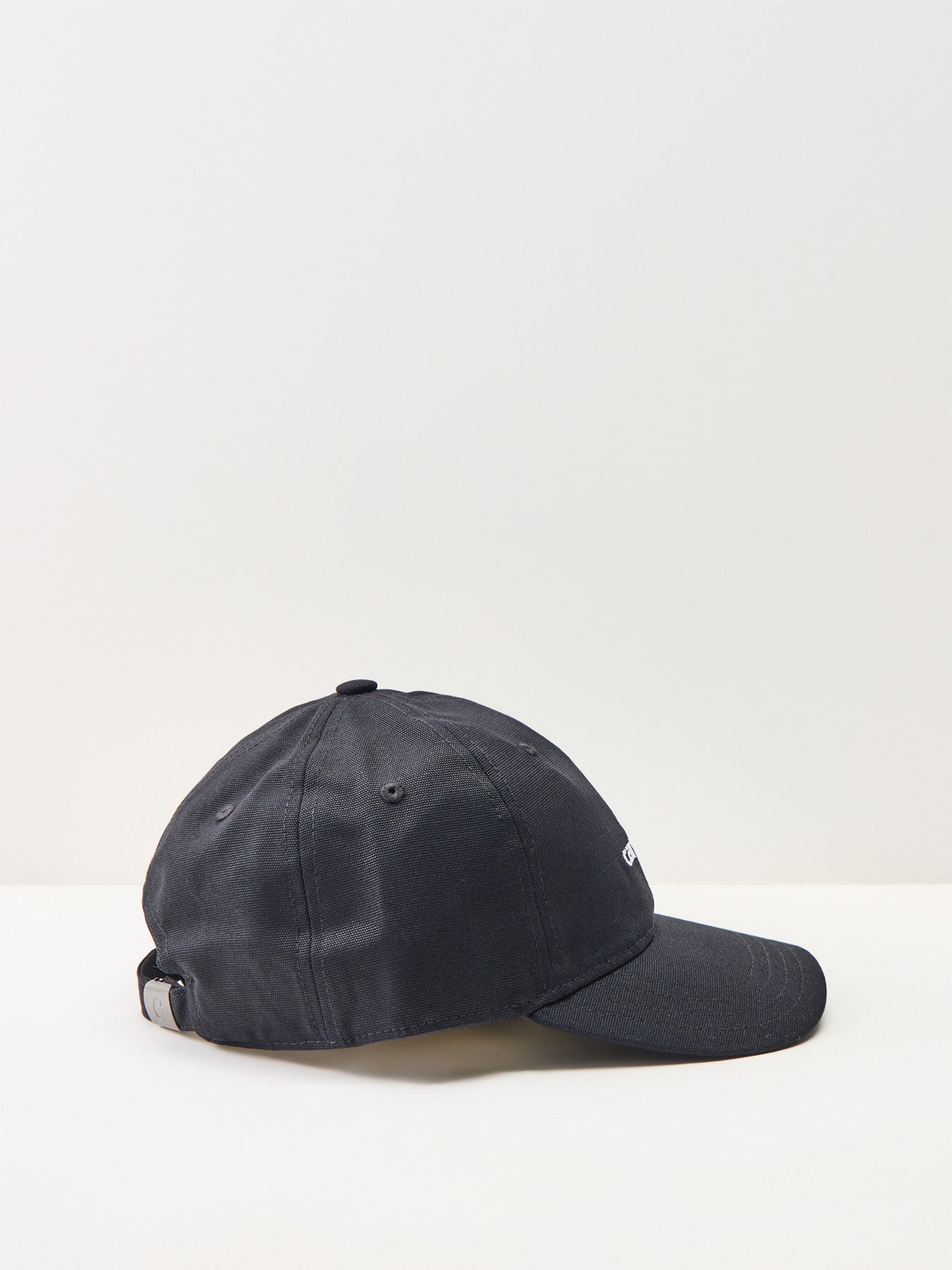 Canvas Script Cap Black