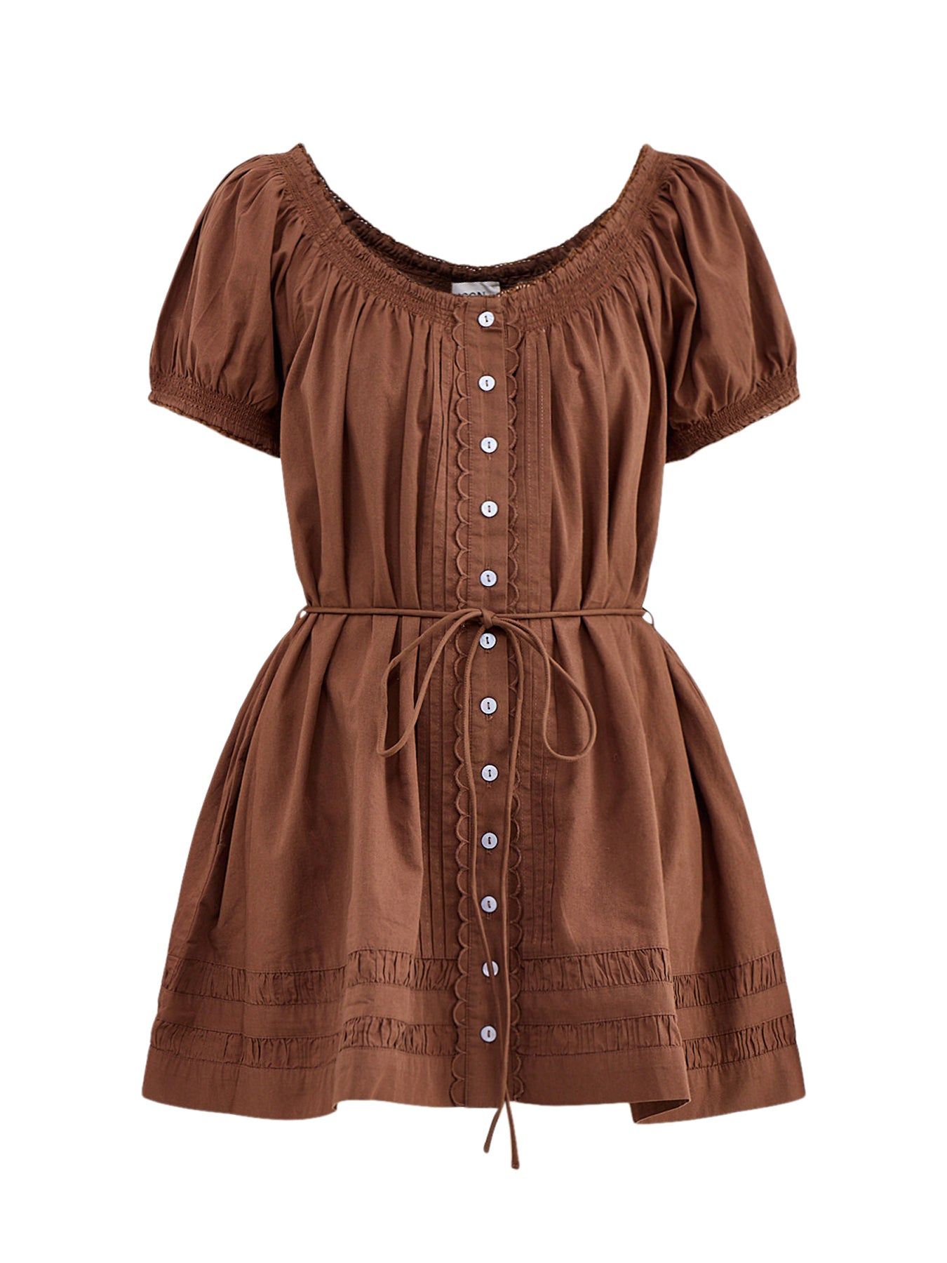 Jayne Mini Dress Brown