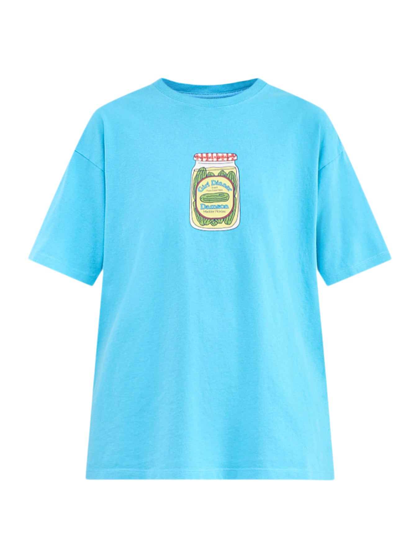 Snack Plate Graphic T-Shirt Blue