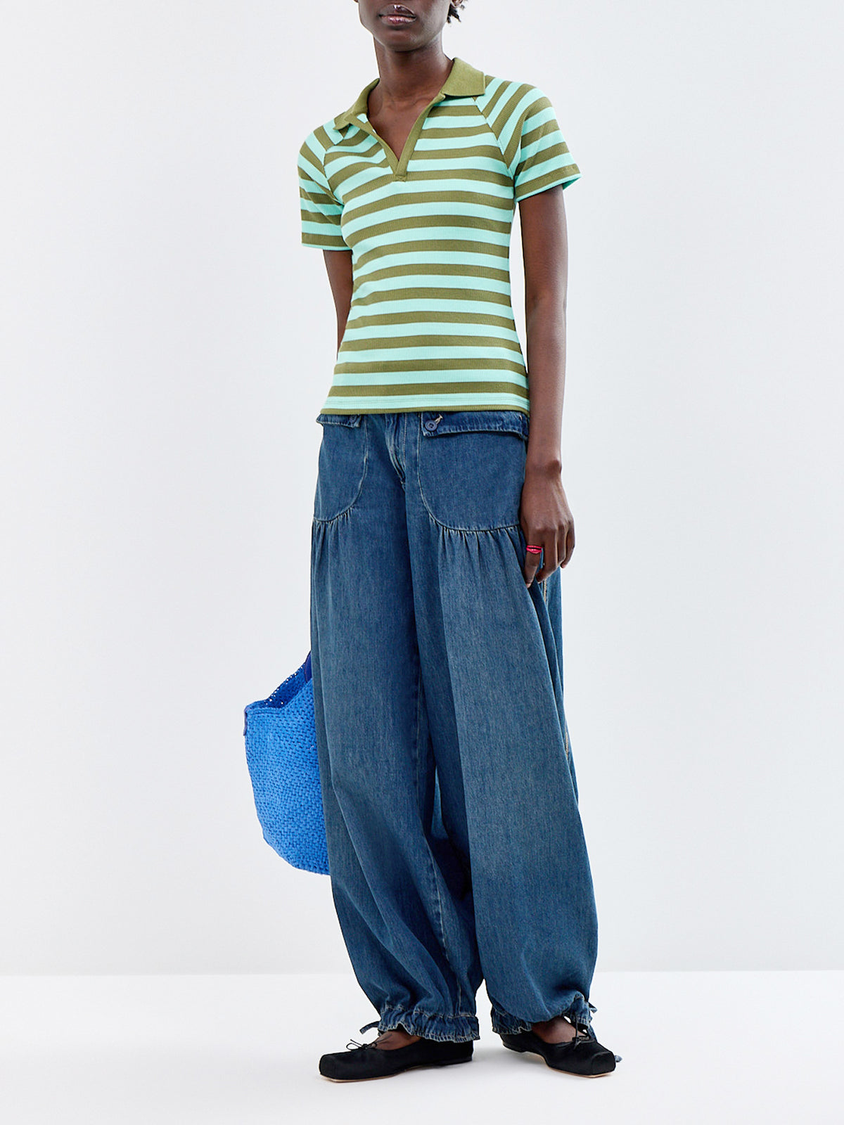 Delphi Polo Top Green