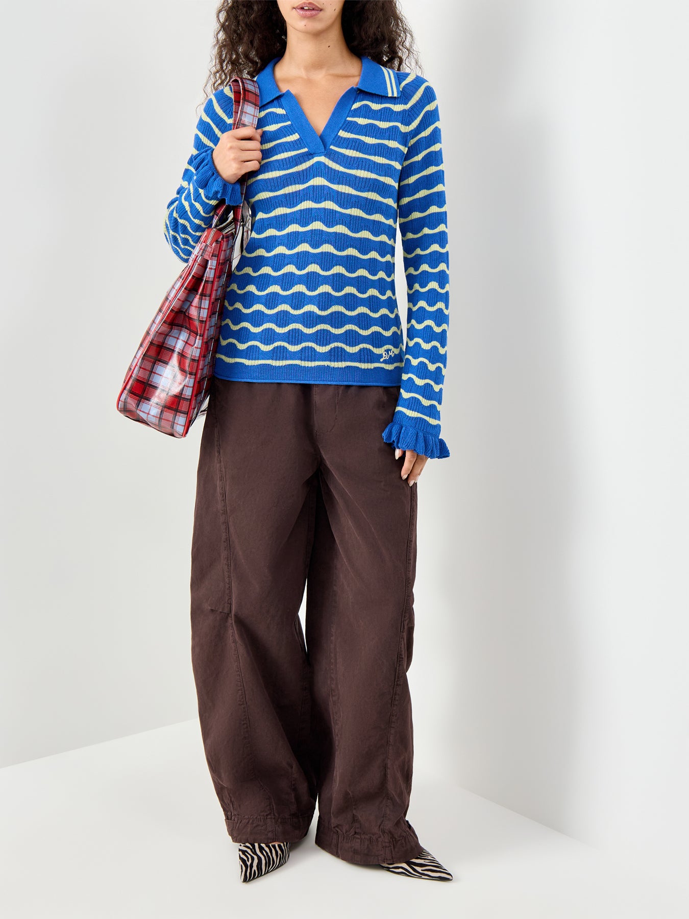 Silvia Polo Jumper Blue
