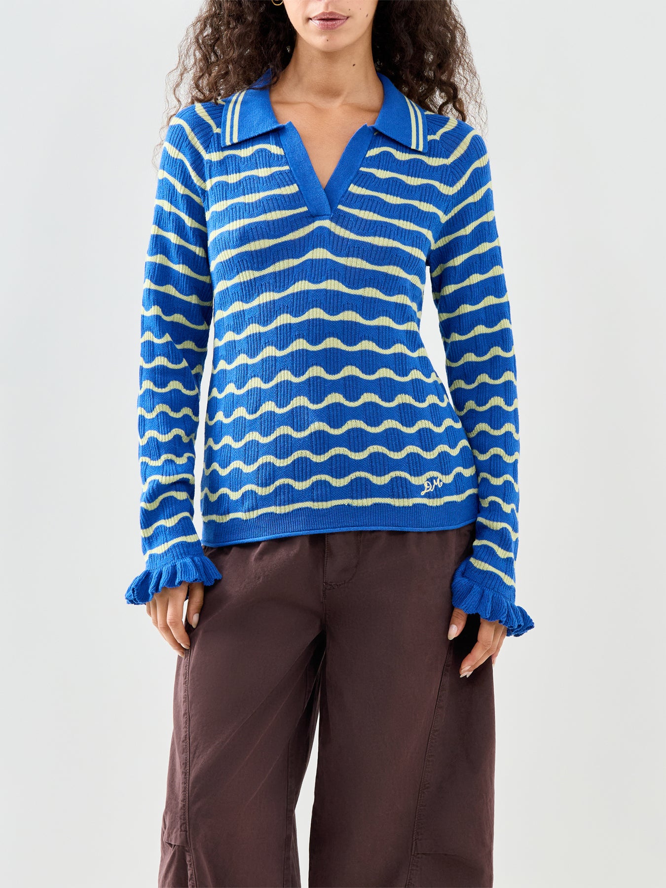 Silvia Polo Jumper Blue