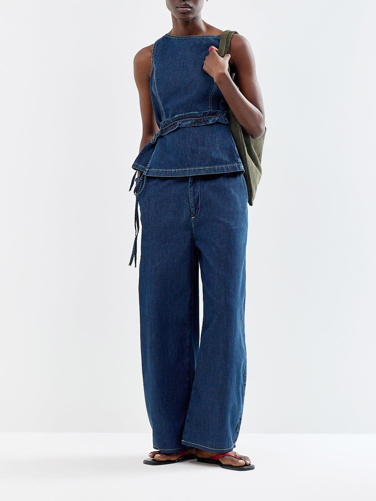 Augusta Straight Leg Jeans Indigo