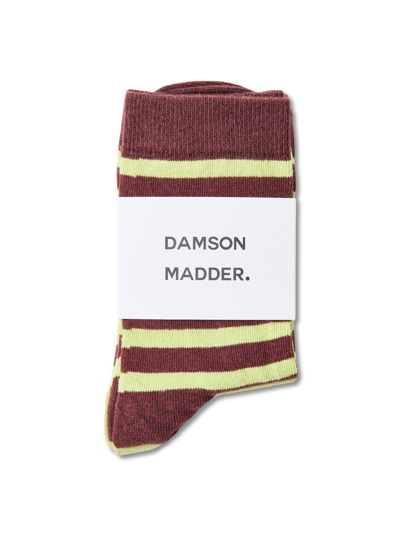 Calf Length Two Pack Socks Chocolate & Avocado