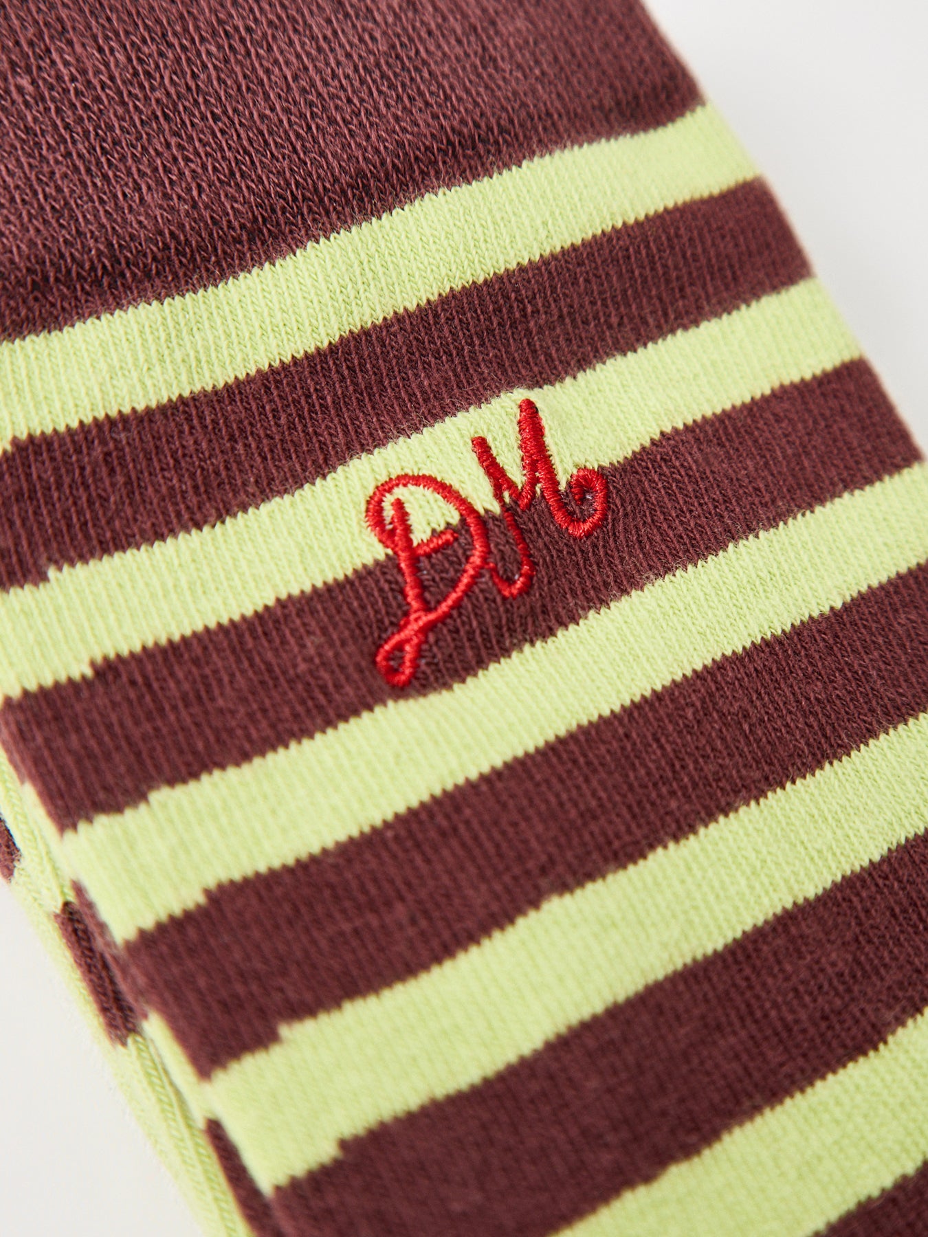Calf Length Two Pack Socks Chocolate & Avocado