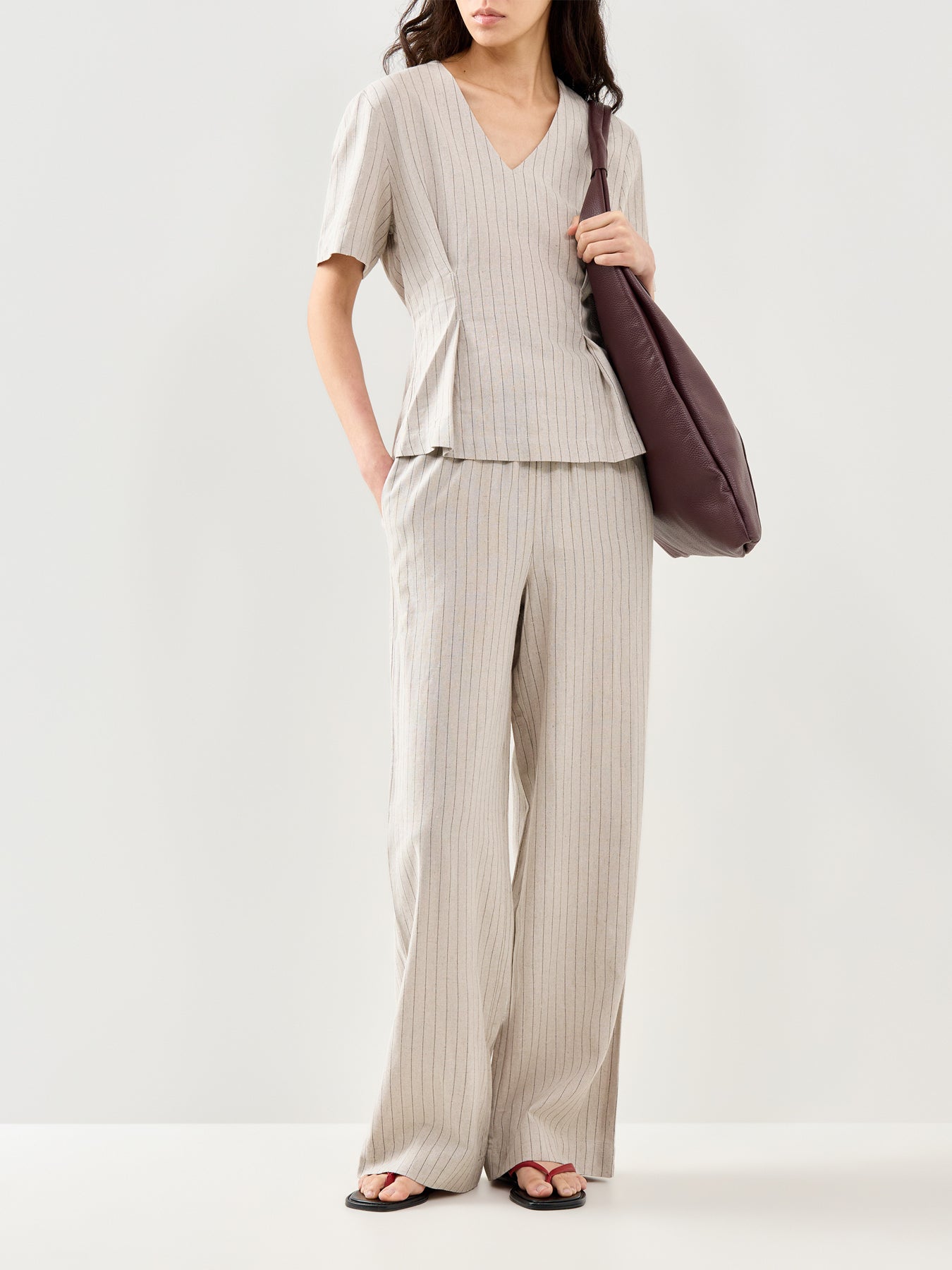 Mariam Wide Leg Trousers Multi