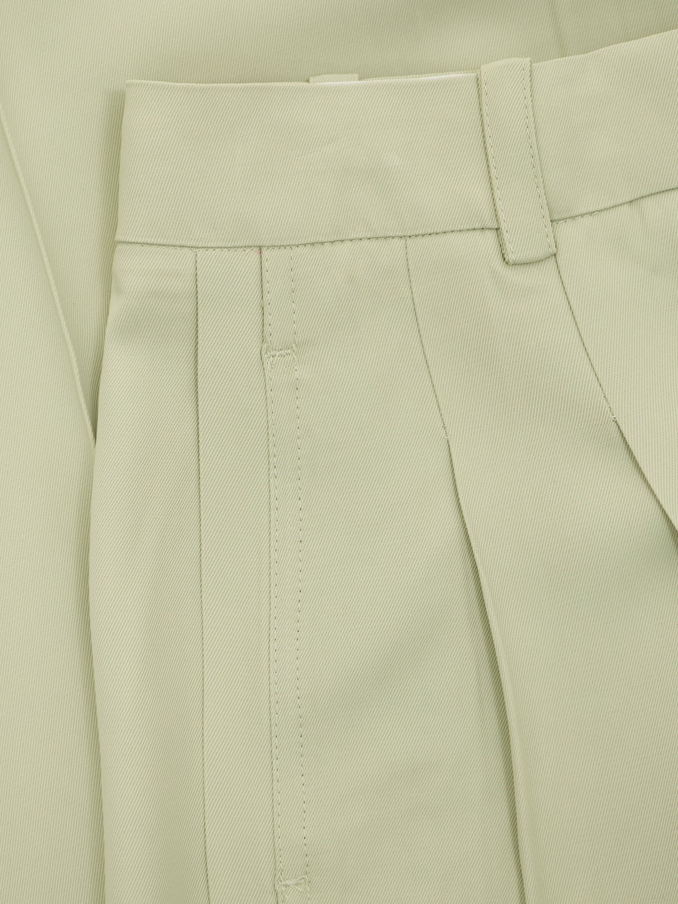 Extra Wide Ellie High Waisted Trousers Green
