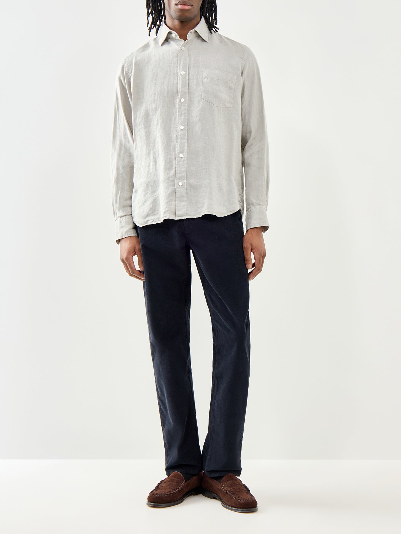 Linen Shirt Stone