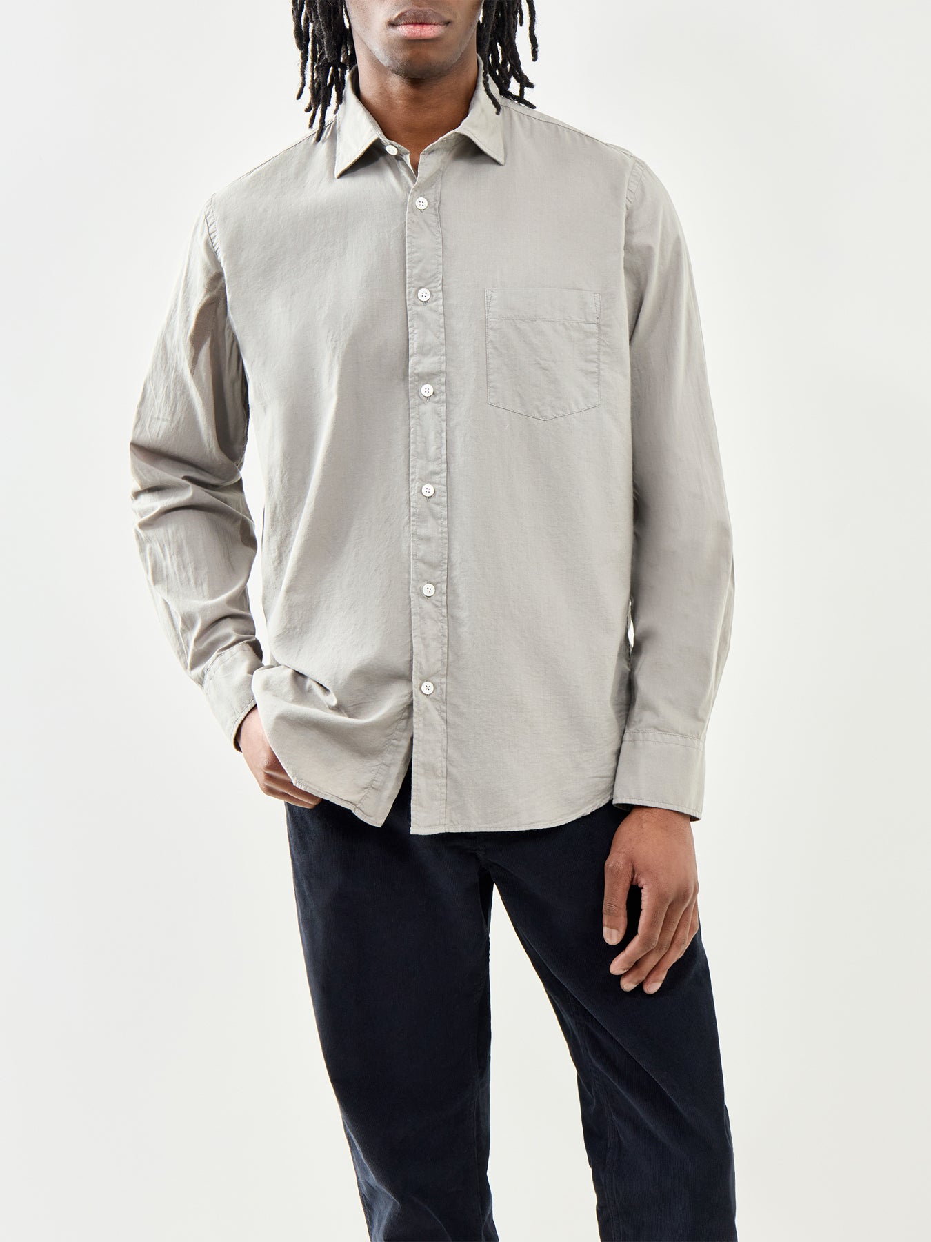 Cotton Shirt Stone