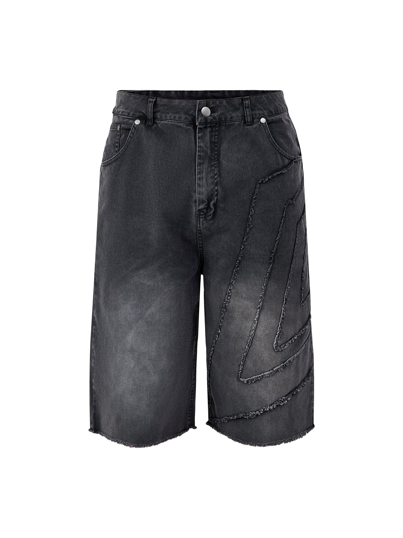 Washed Drill Shorts Black