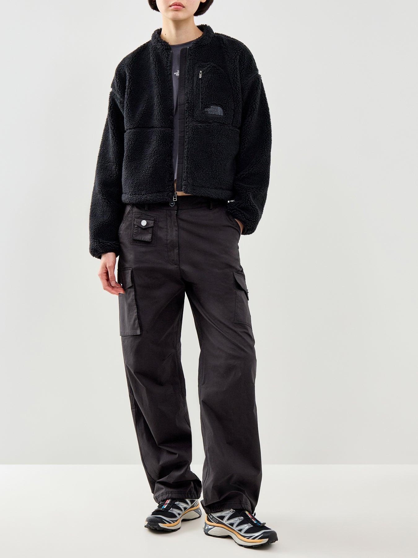 Extreme Pile Full Zip Jacket Black