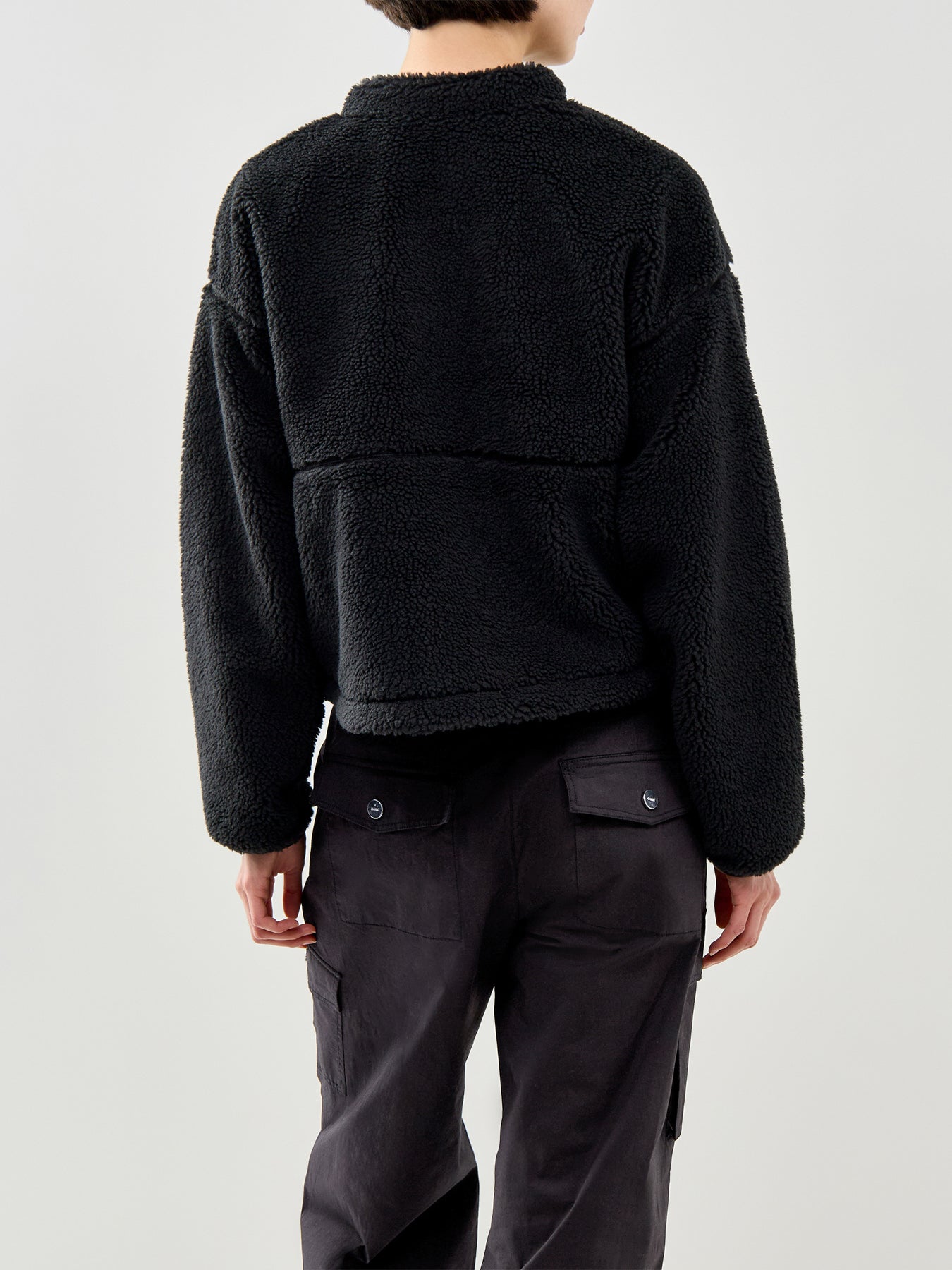 Extreme Pile Full Zip Jacket Black
