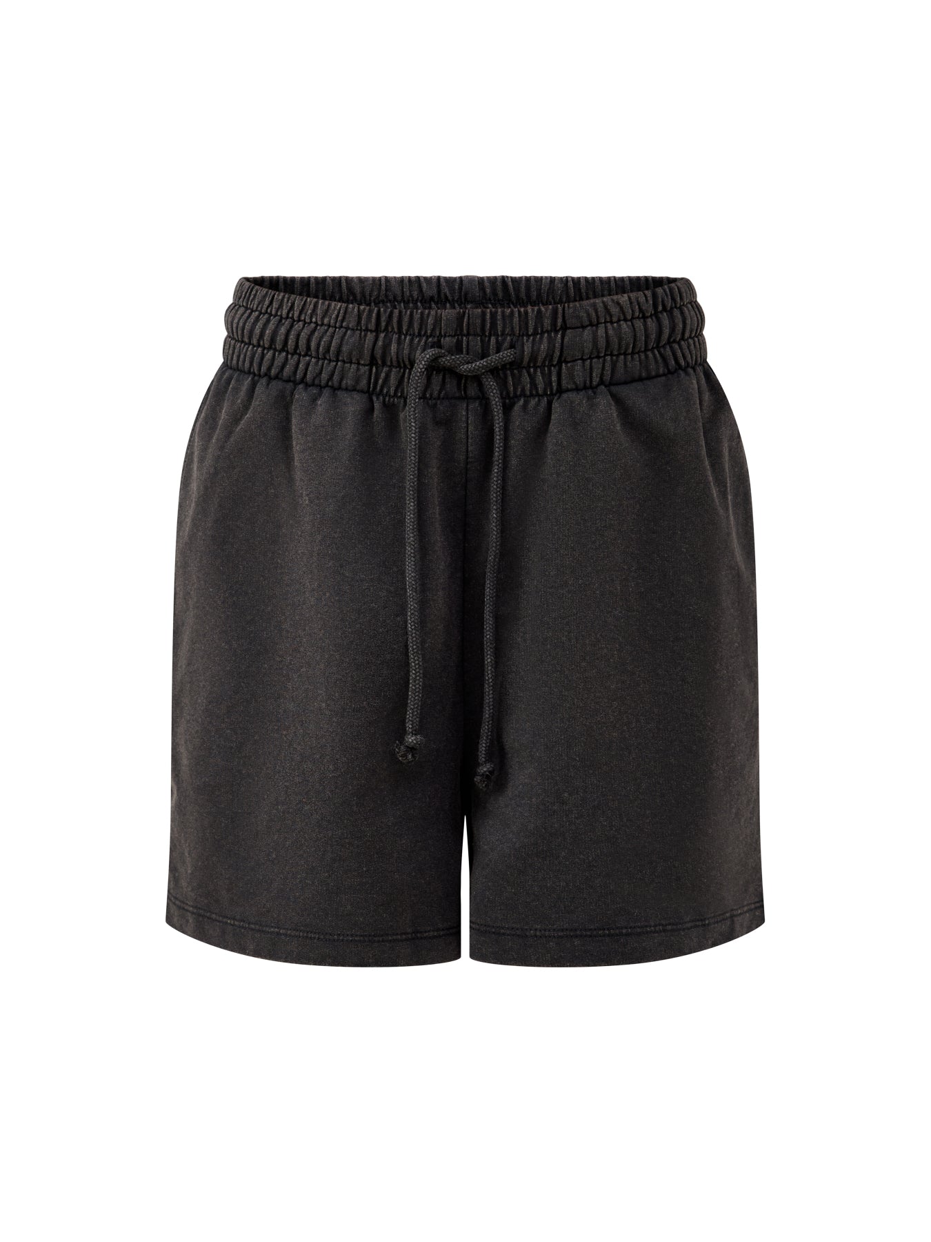 Chilli Summer Washed Sweat Shorts Black