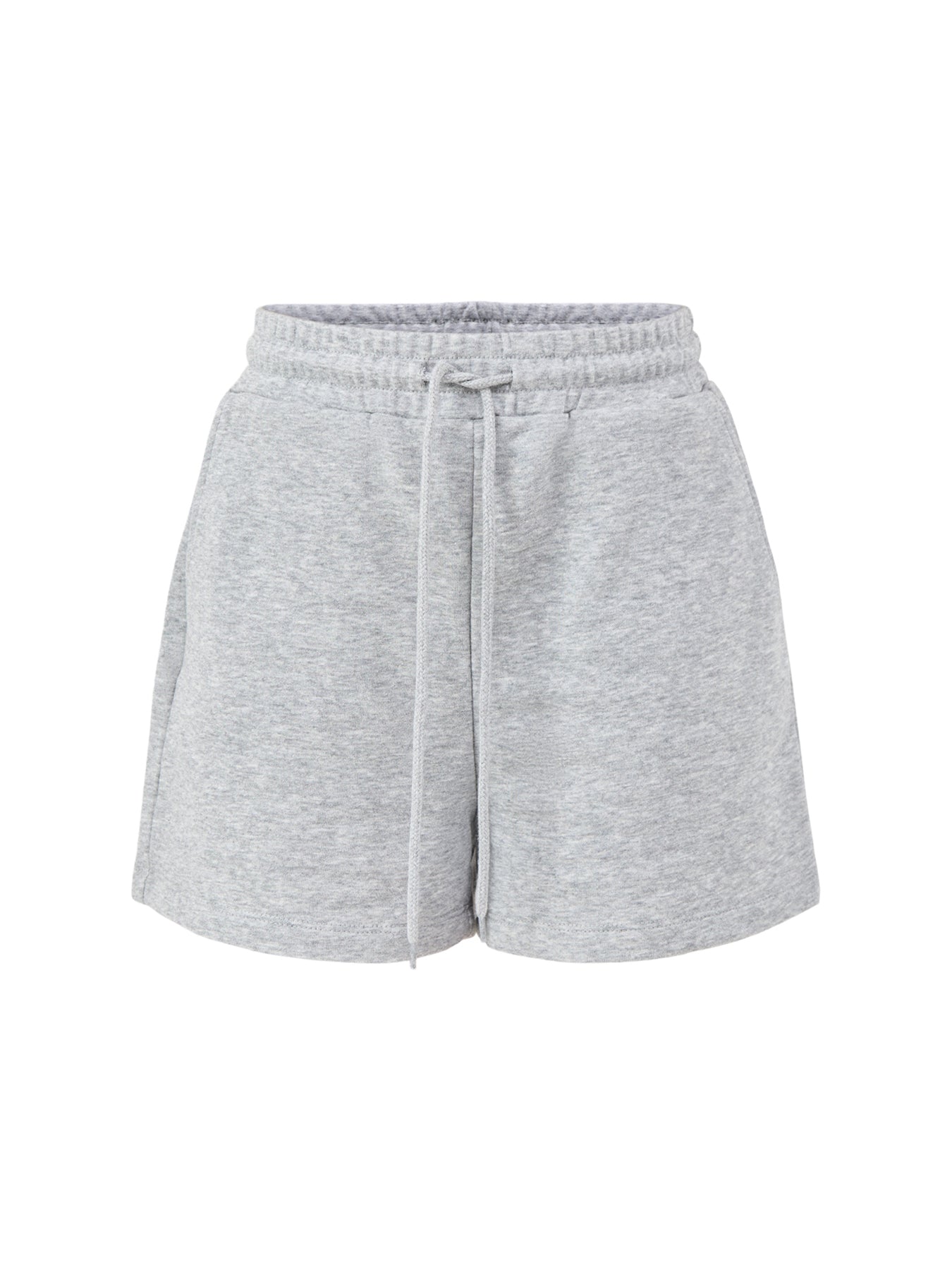 Chilli Summer High Waisted Sweat Shorts Grey