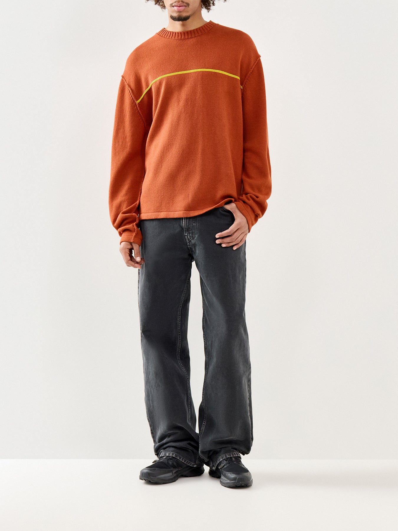 Mercury Crew Knit Orange