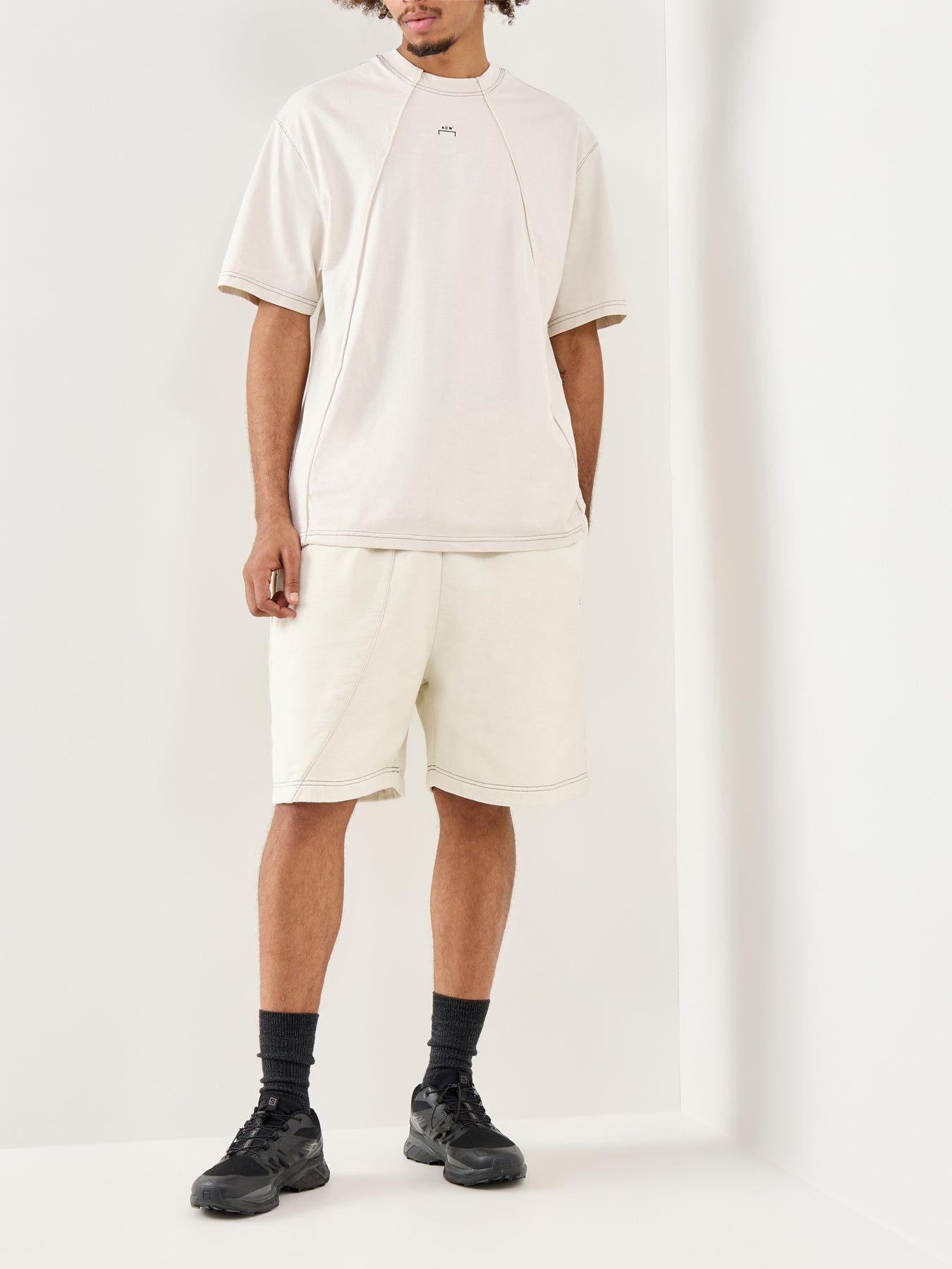 Millbank Sweat Shorts Cream