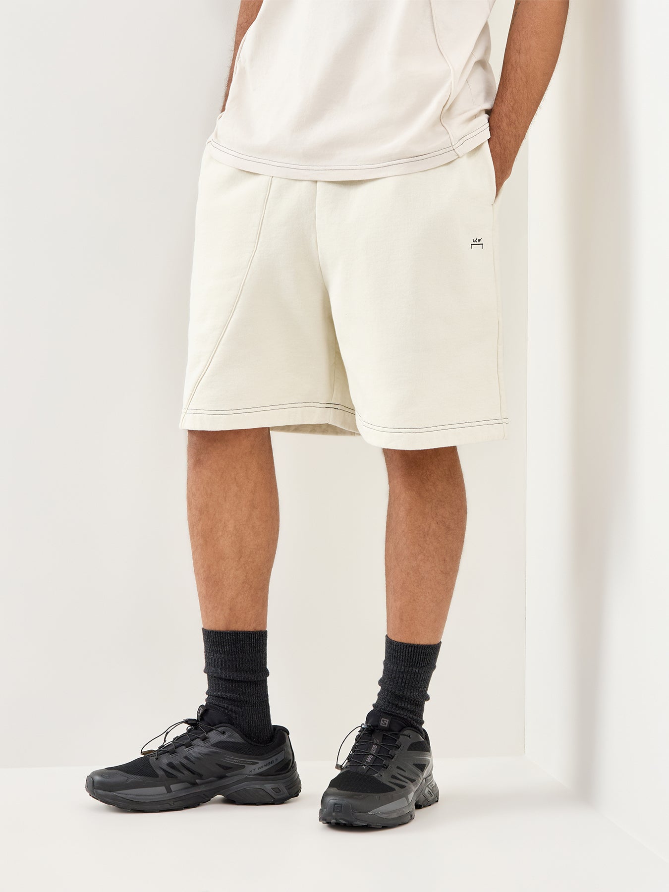 Millbank Sweat Shorts Cream