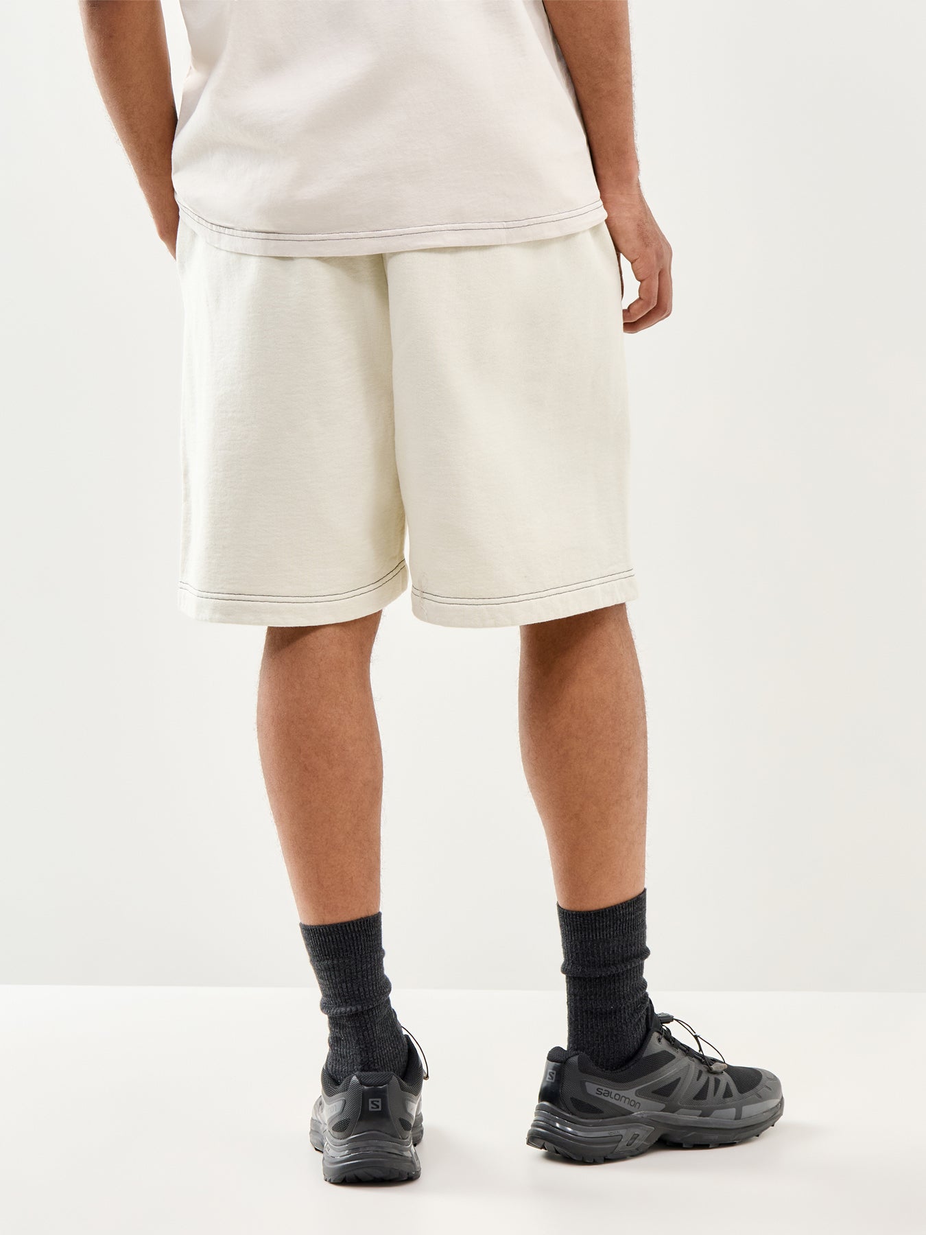 Millbank Sweat Shorts Cream