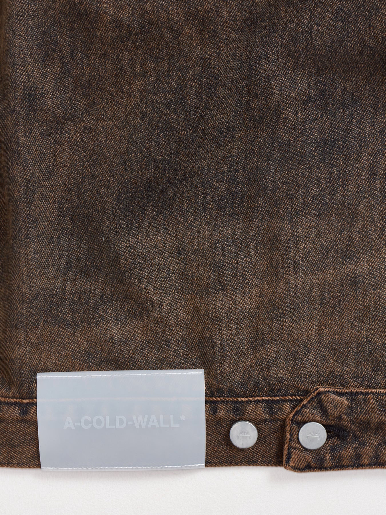 Organic Cotton Denim Jacket Brown