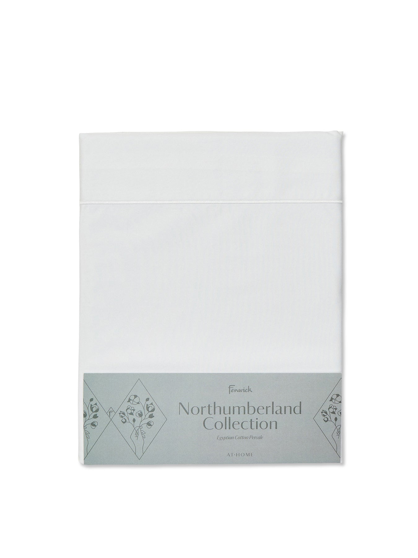 Northumberland Flat Sheet King White