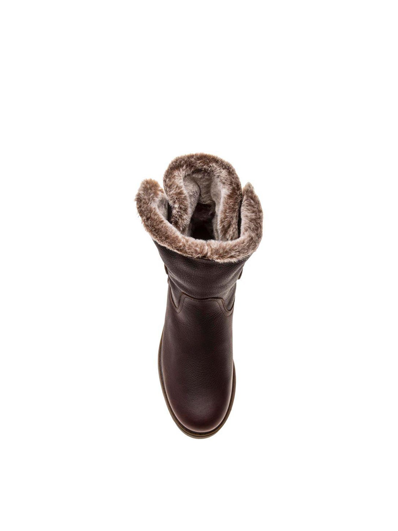 Felia Leather Boots Brown