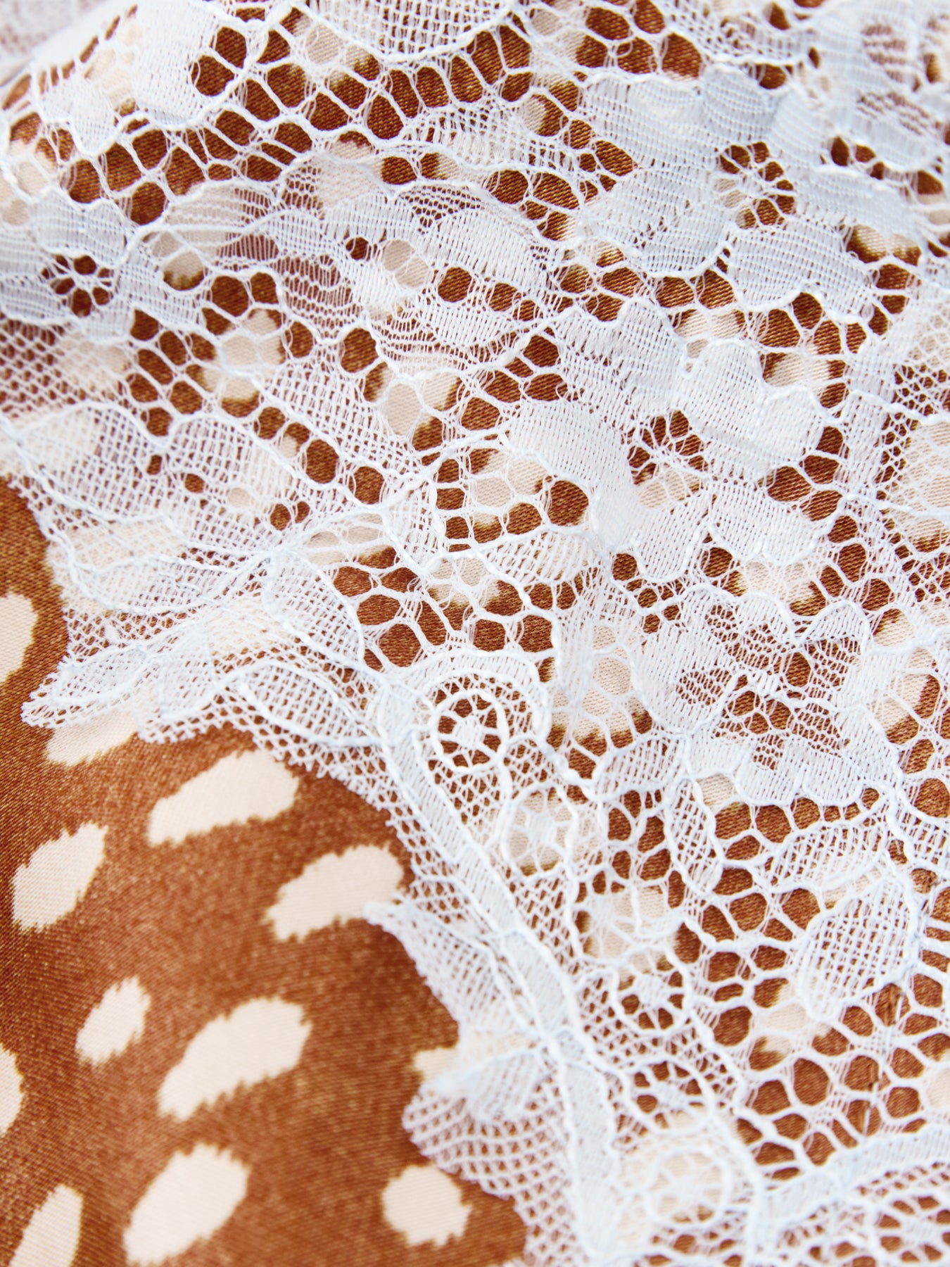 Deer Print Mini Maeva Skirt Brown