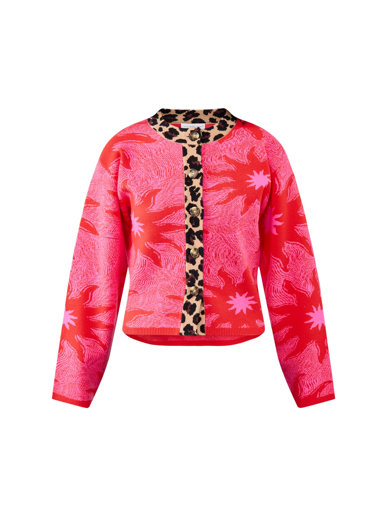 Pink Soleil Cardigan Red